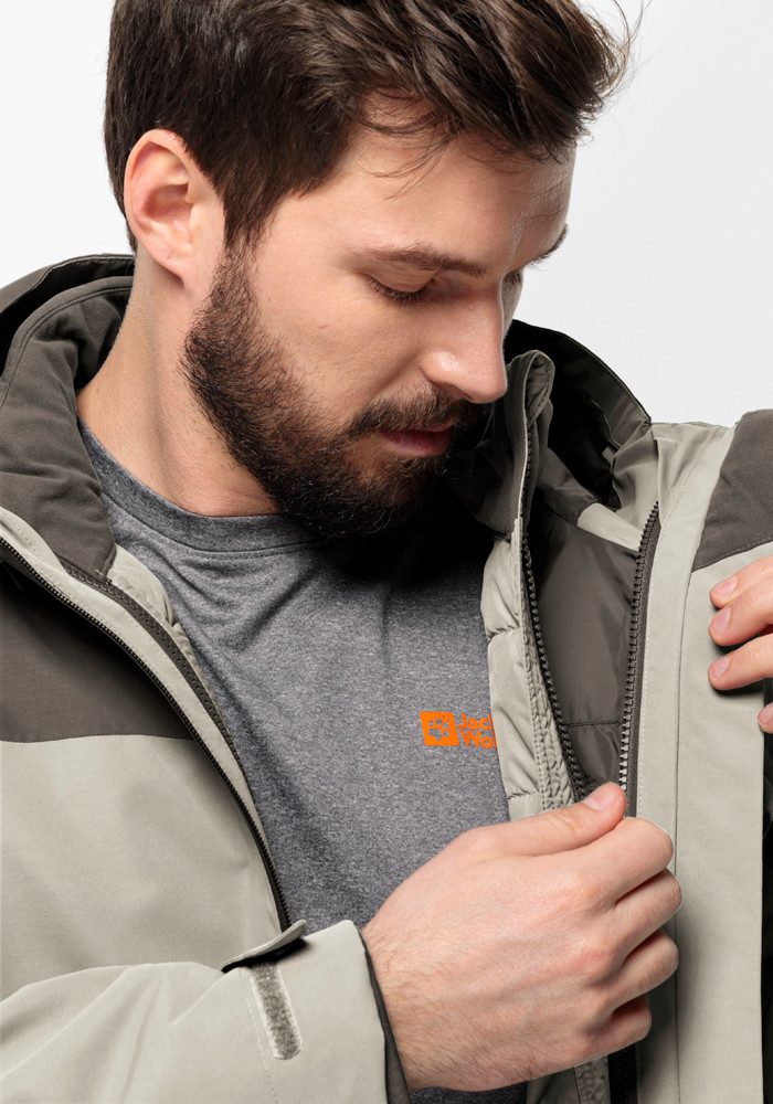 Jack Wolfskin Functioneel 3-in-1-jack GLAABACH 3-in-1 JKT M (2-delig)