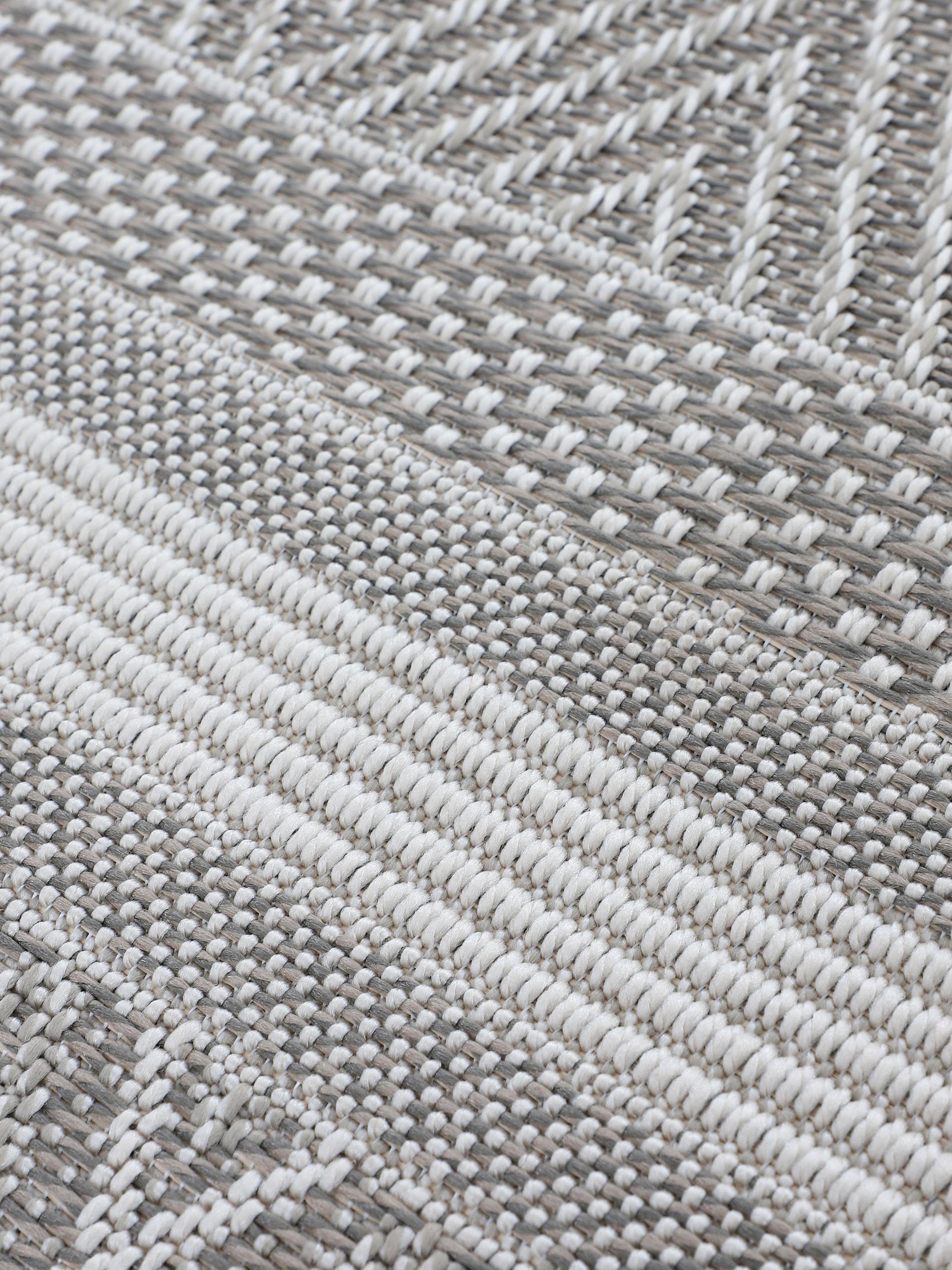 carpetfine Vloerkleed Boho 101 robust vlakweefsel, sisal look, uv-bestendig, buitenruimte