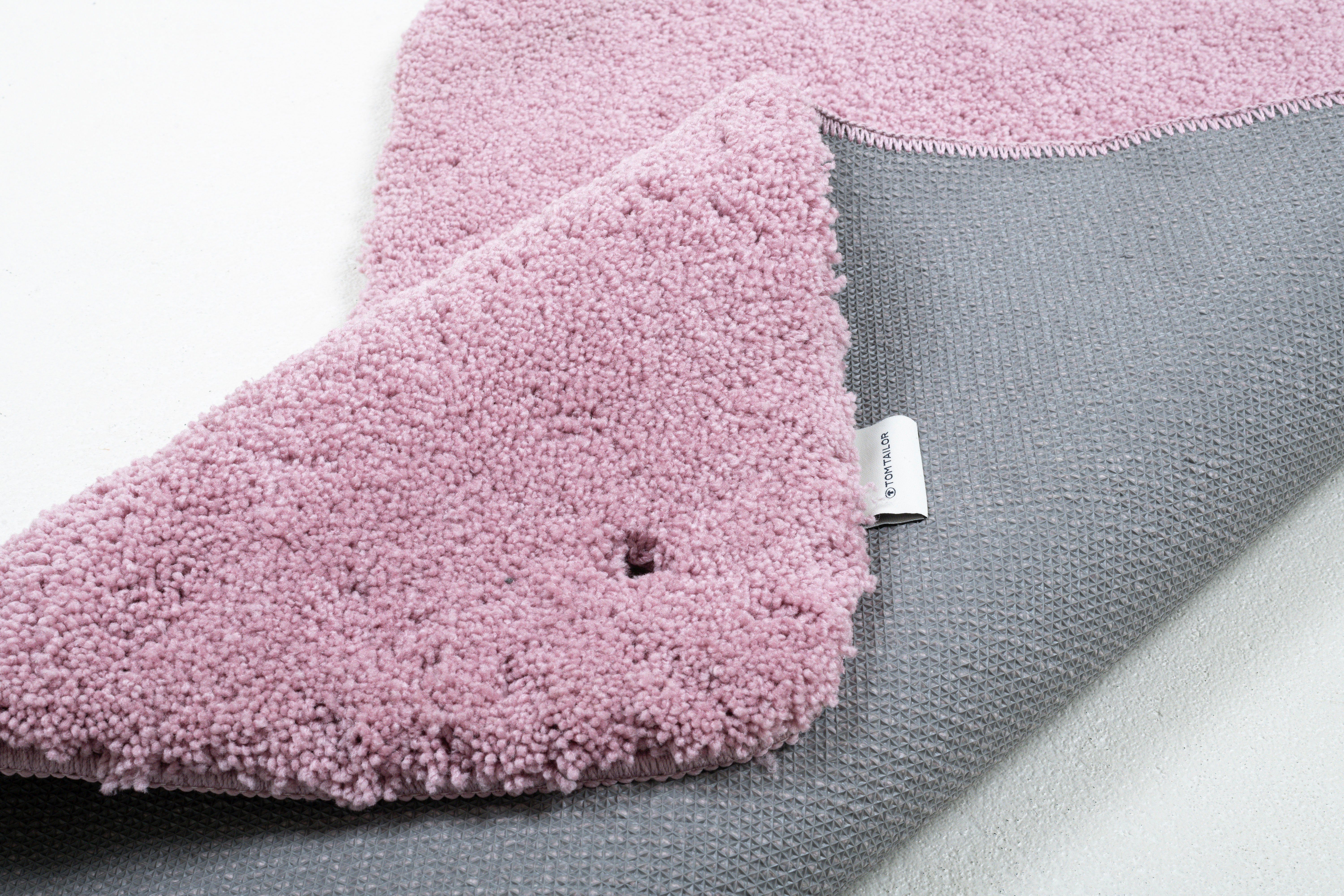 Tom Tailor Badmat Cozy Bath UNI Badmat, effen kleuren, rechthoekig, rond en ovaal verkrijgbaar (1 stuk)