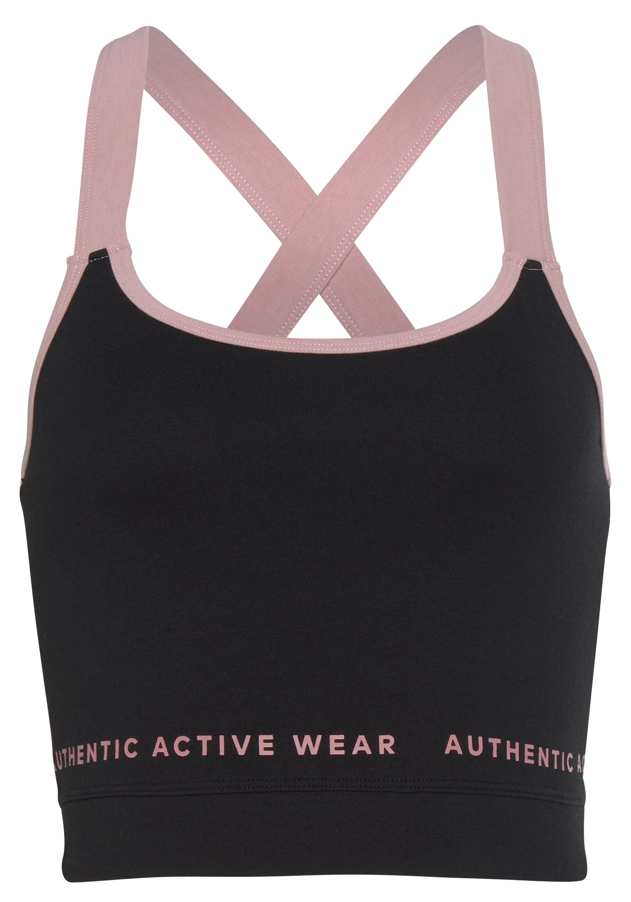 vivance active Crop-top -Sporttop met racerback