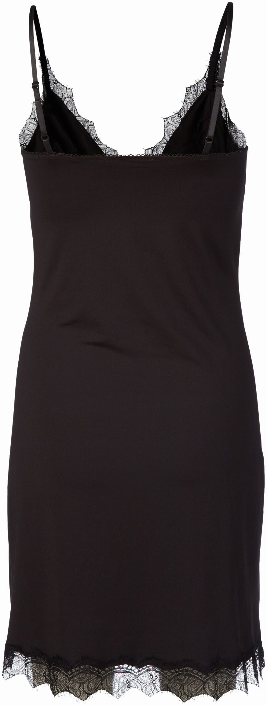 rosemunde Onderjurk Billie Strap Dress met prachtige vintage kantafwerking aan de halslijn en zoom