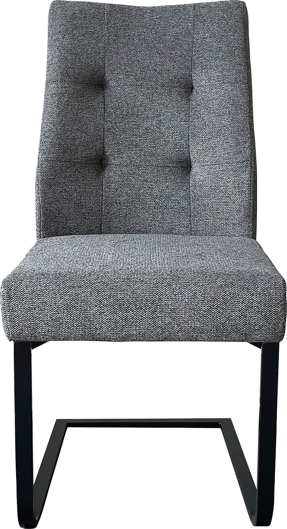 byLIVING Eetkamerstoel Marlen XXL belastbaar tot 150 kg, vintage bekleding, sledestoel (set, 2 stuks)