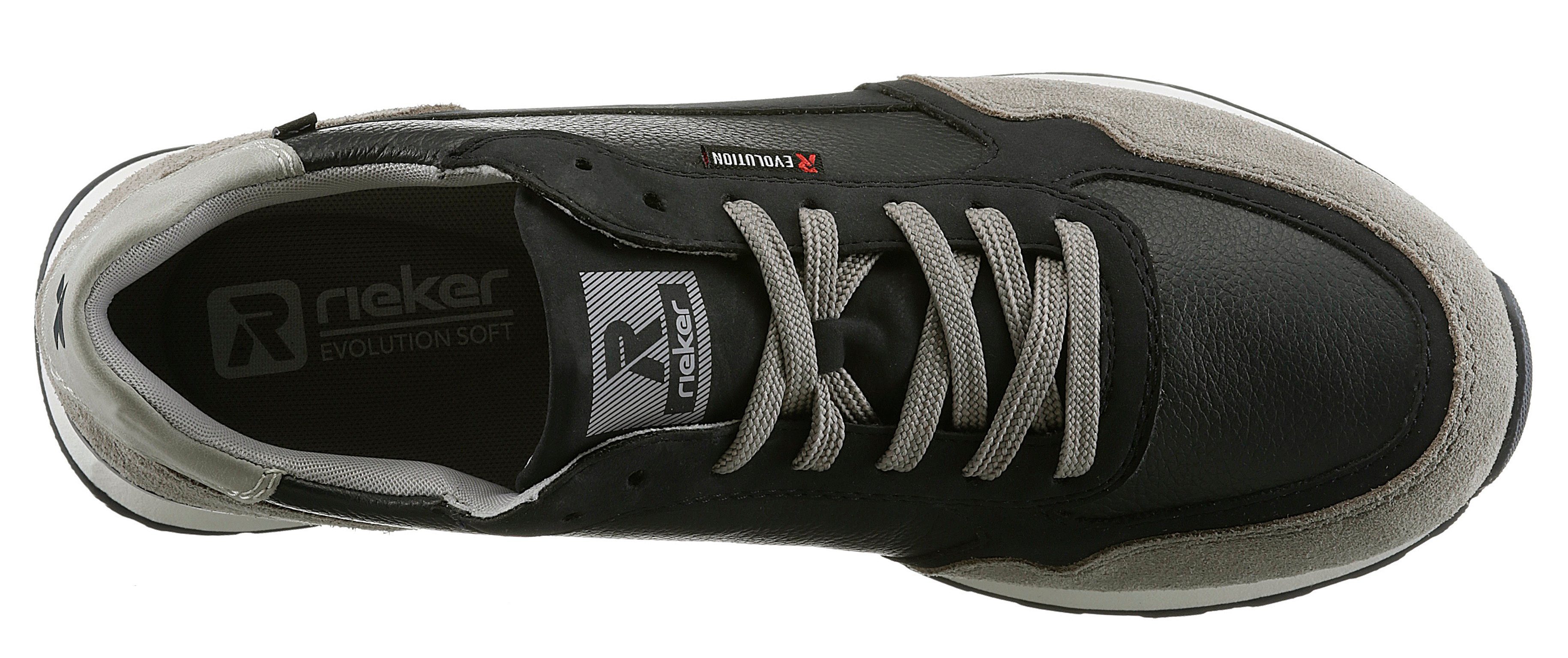 Rieker EVOLUTION Sneakers met gepolsterde schaprand, vrijetijdsschoen, lage schoen, veterschoen