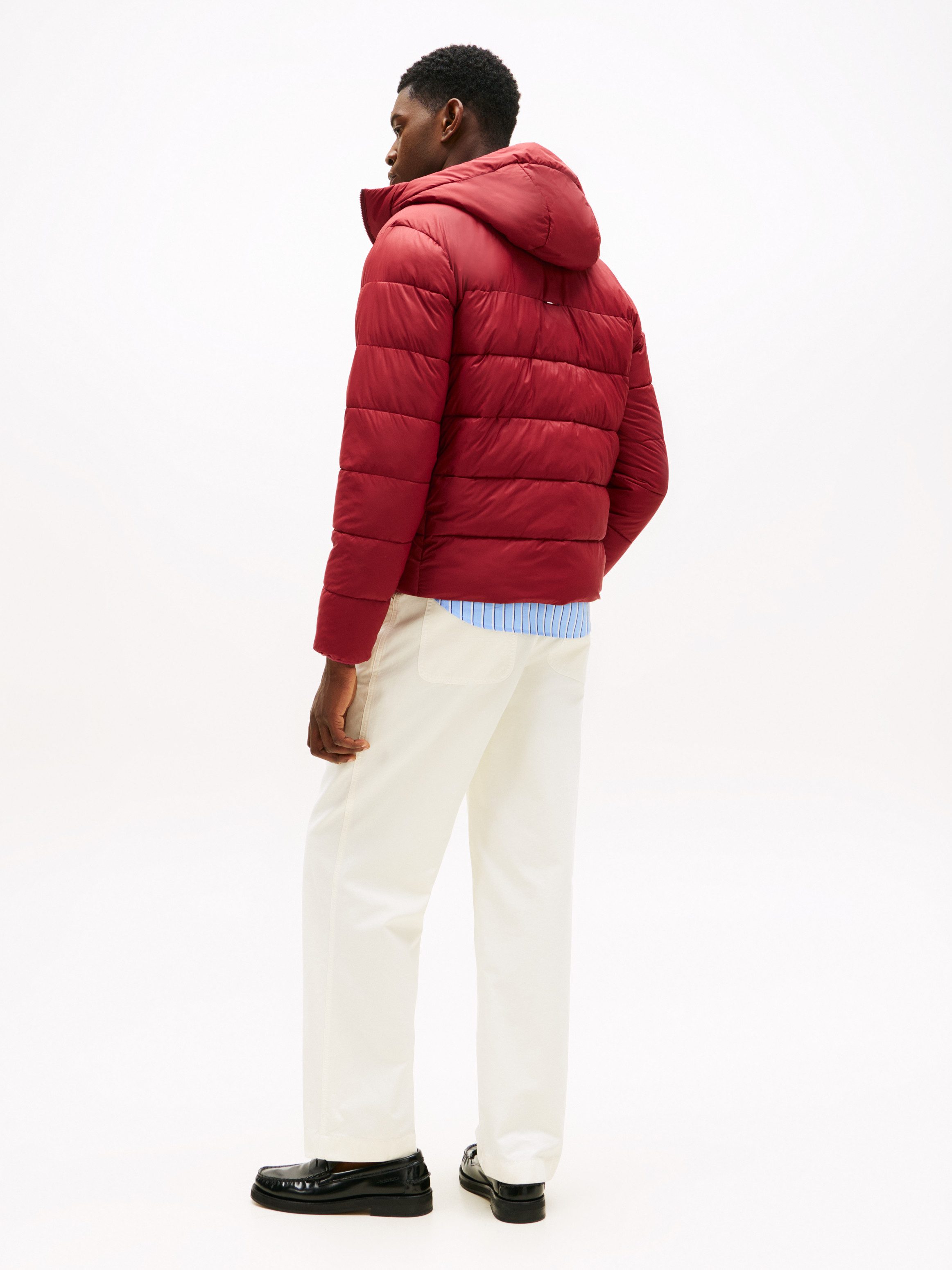 Tommy Hilfiger Gewatteerde jas MID WEIGHT HOODED JACKET
