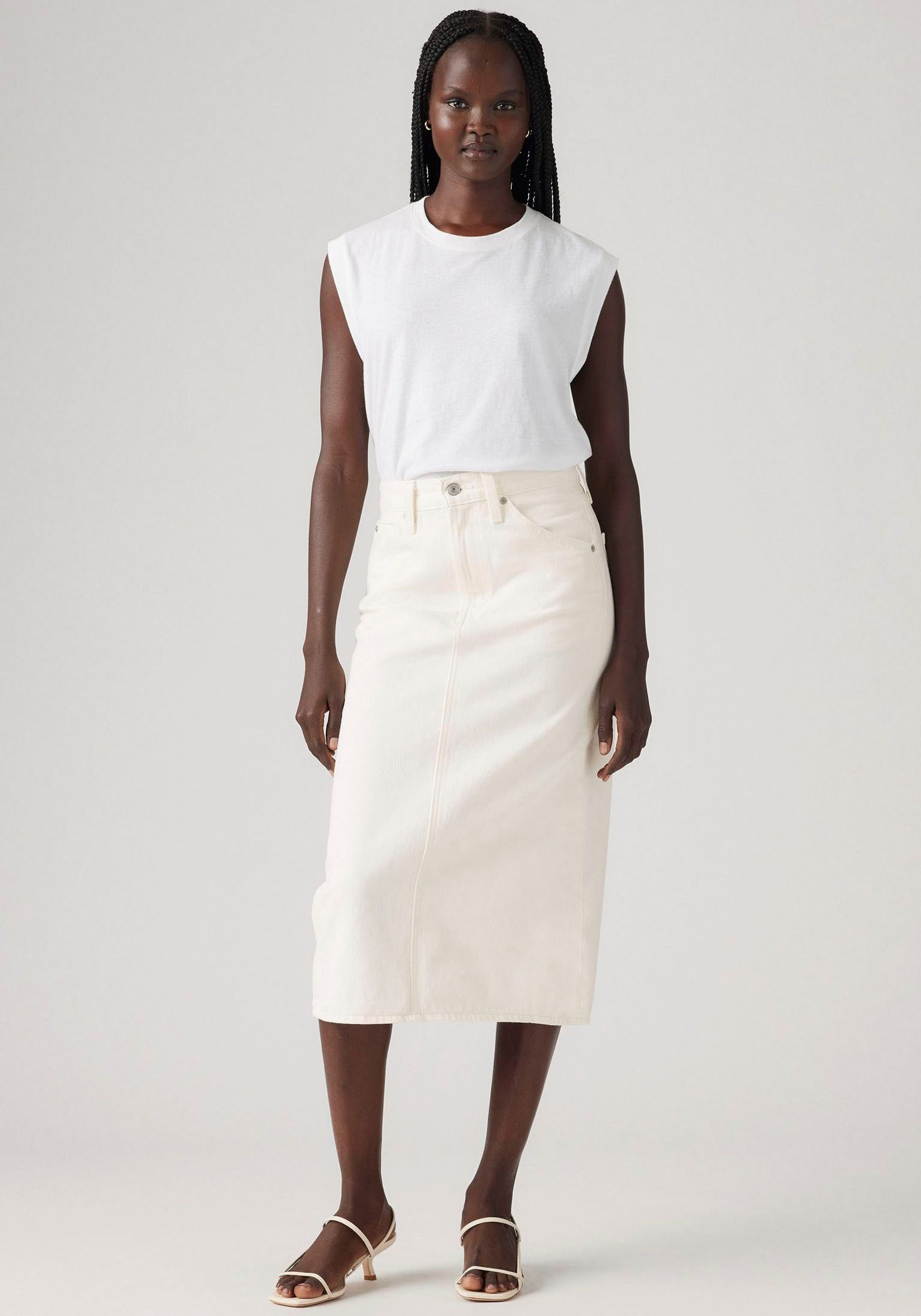 Levi's® Jeans rok HR BACK SLIT SKIR