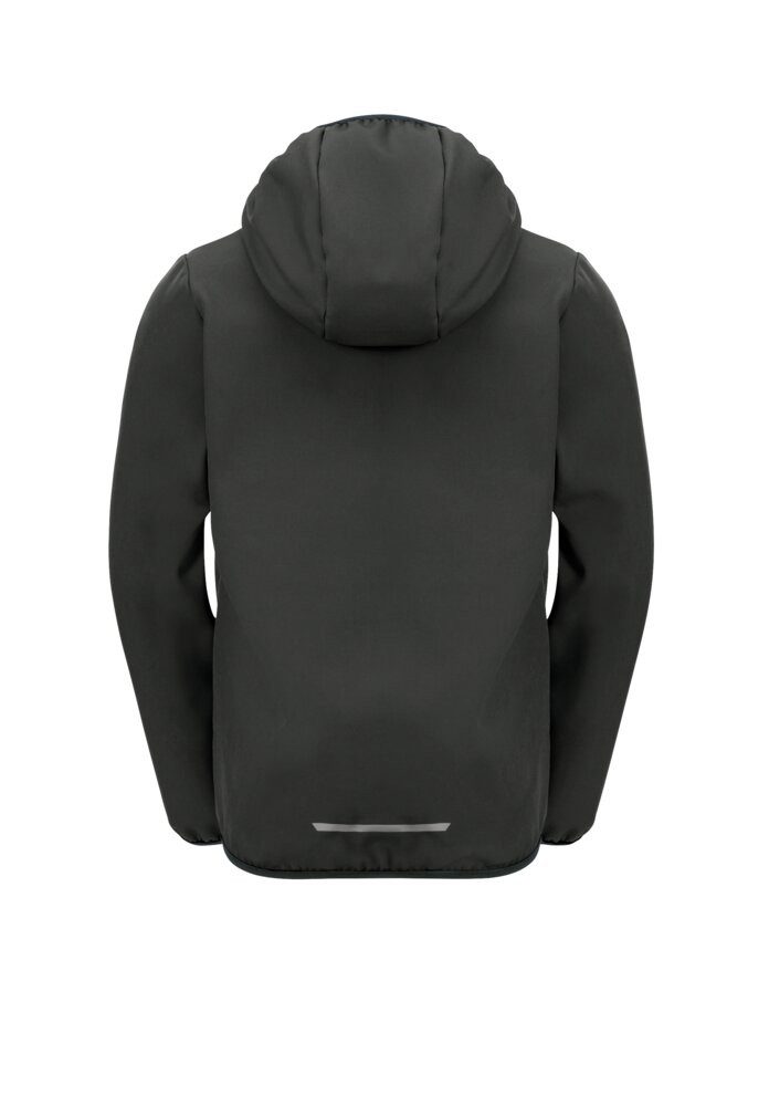 Jack Wolfskin Softshell-jack FOURWINDS JACKET KIDS Capuchon: vast verbonden met de jas