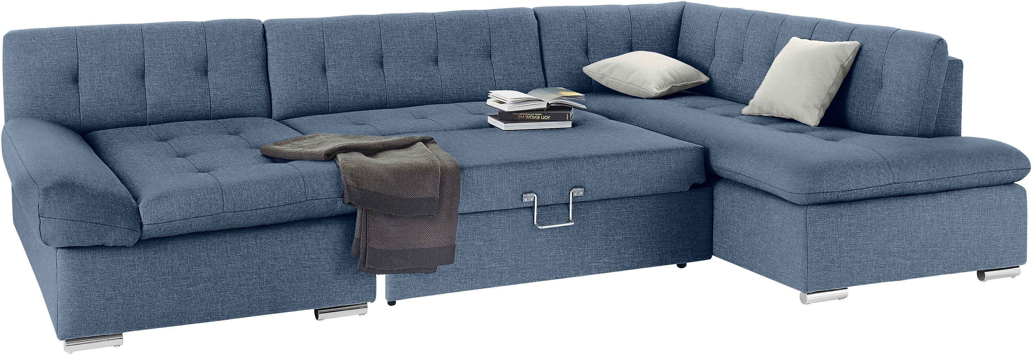 TRENDMANUFAKTUR Zithoek Reggae II, incl. armleuningverstelling, tijdloos modern, comfortabel, U-vorm