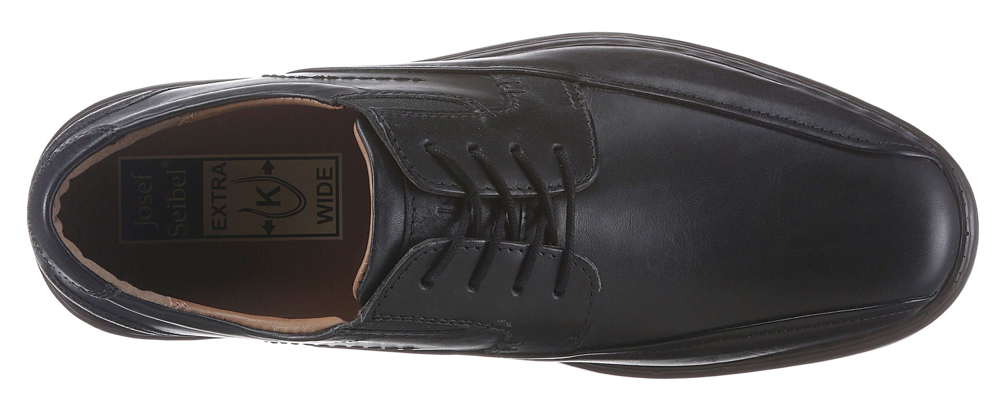 Josef Seibel Veterschoenen Alastair met fijne siersteken, vrijetijdsschoen, lage schoen, veterschoen