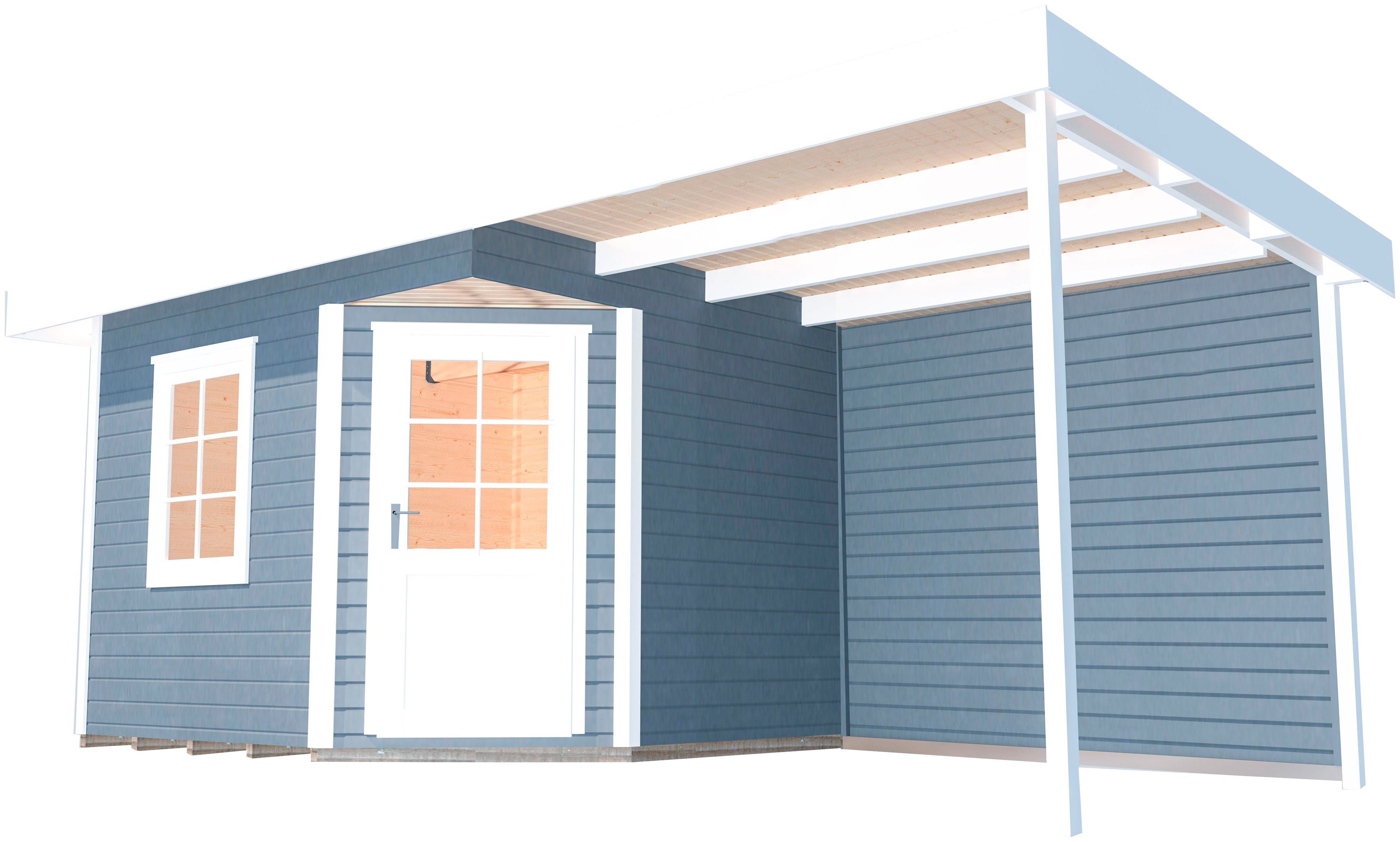 weka Tuinhuisje Designhaus 213A Maat 1 (set) houten tuinhuisjes grijs