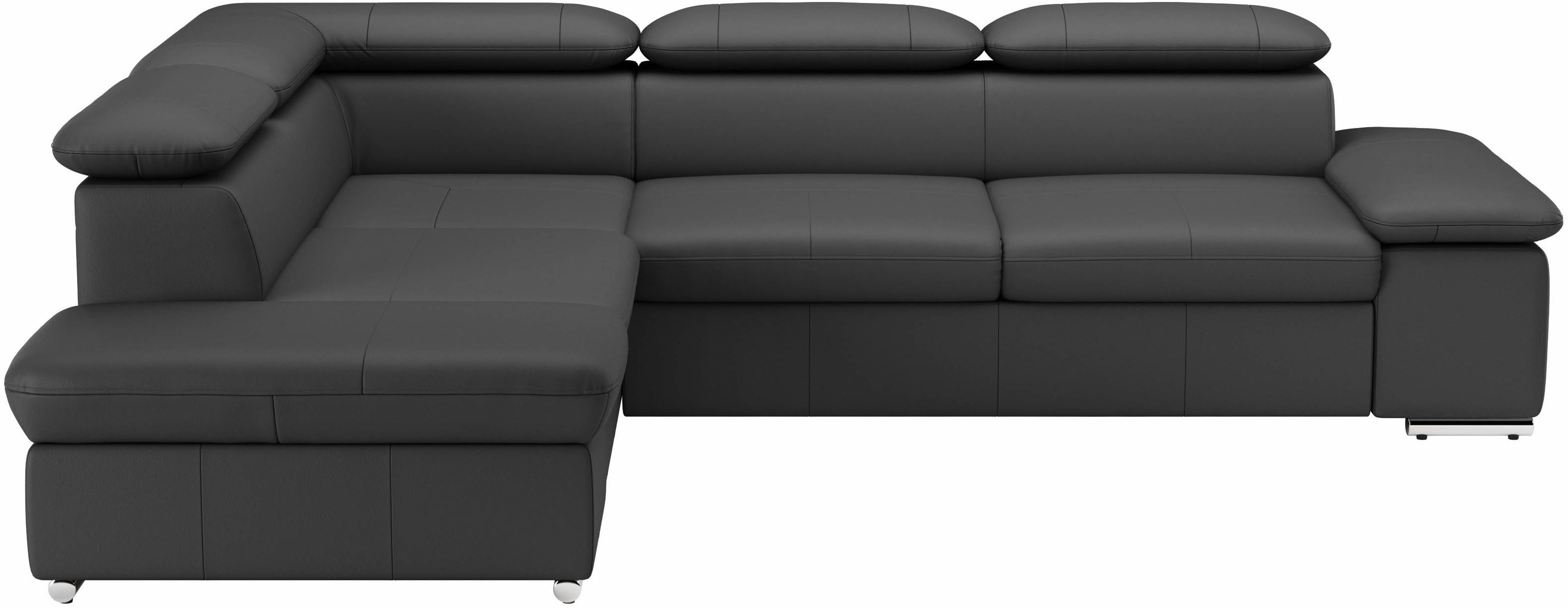sit&more Hoekbank Valentine, L-vorm, arm- en hoofdeinstelling