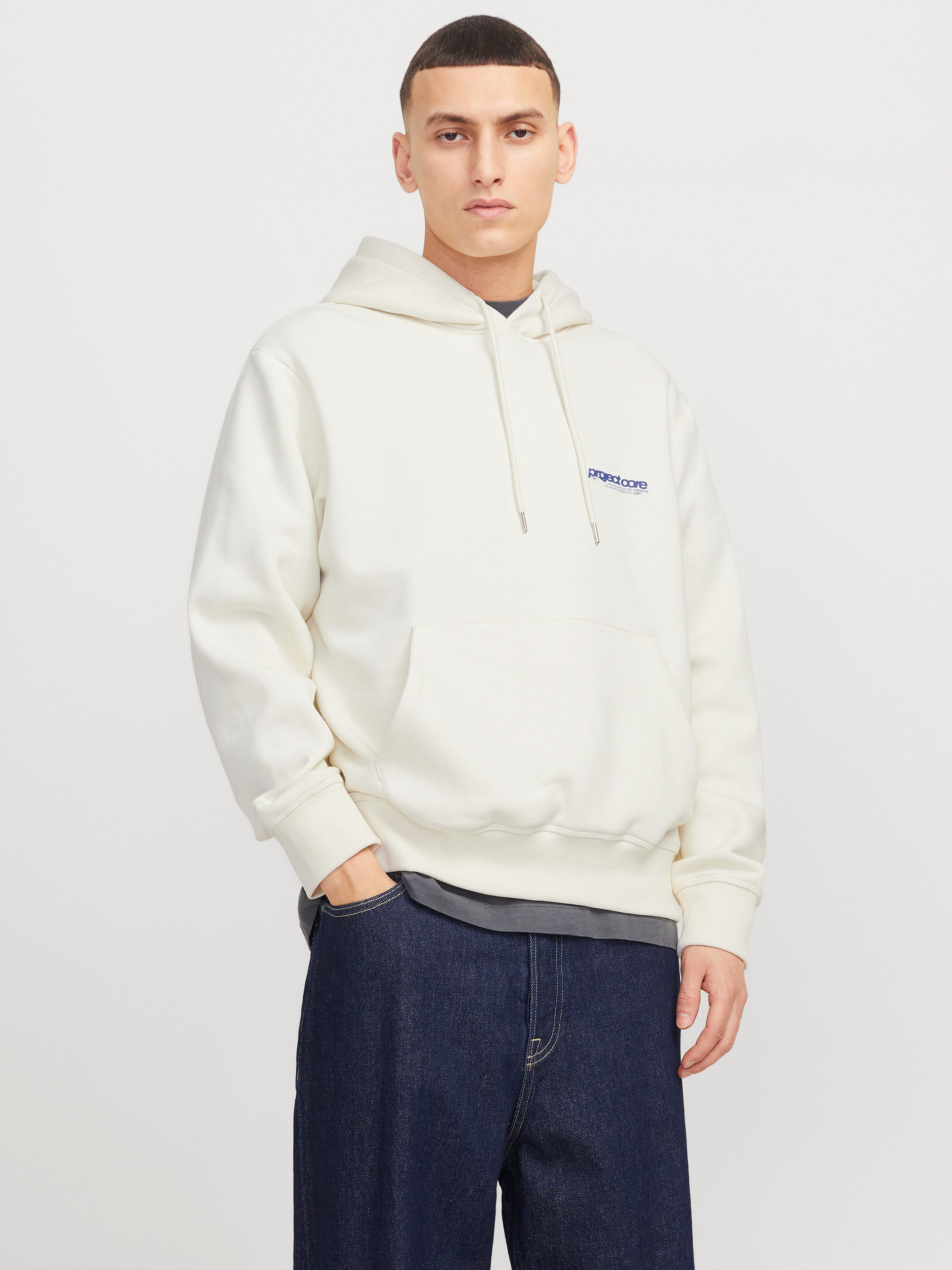 Jack & Jones Hoodie JCOUNION PRINT SWEAT HOOD NOOS