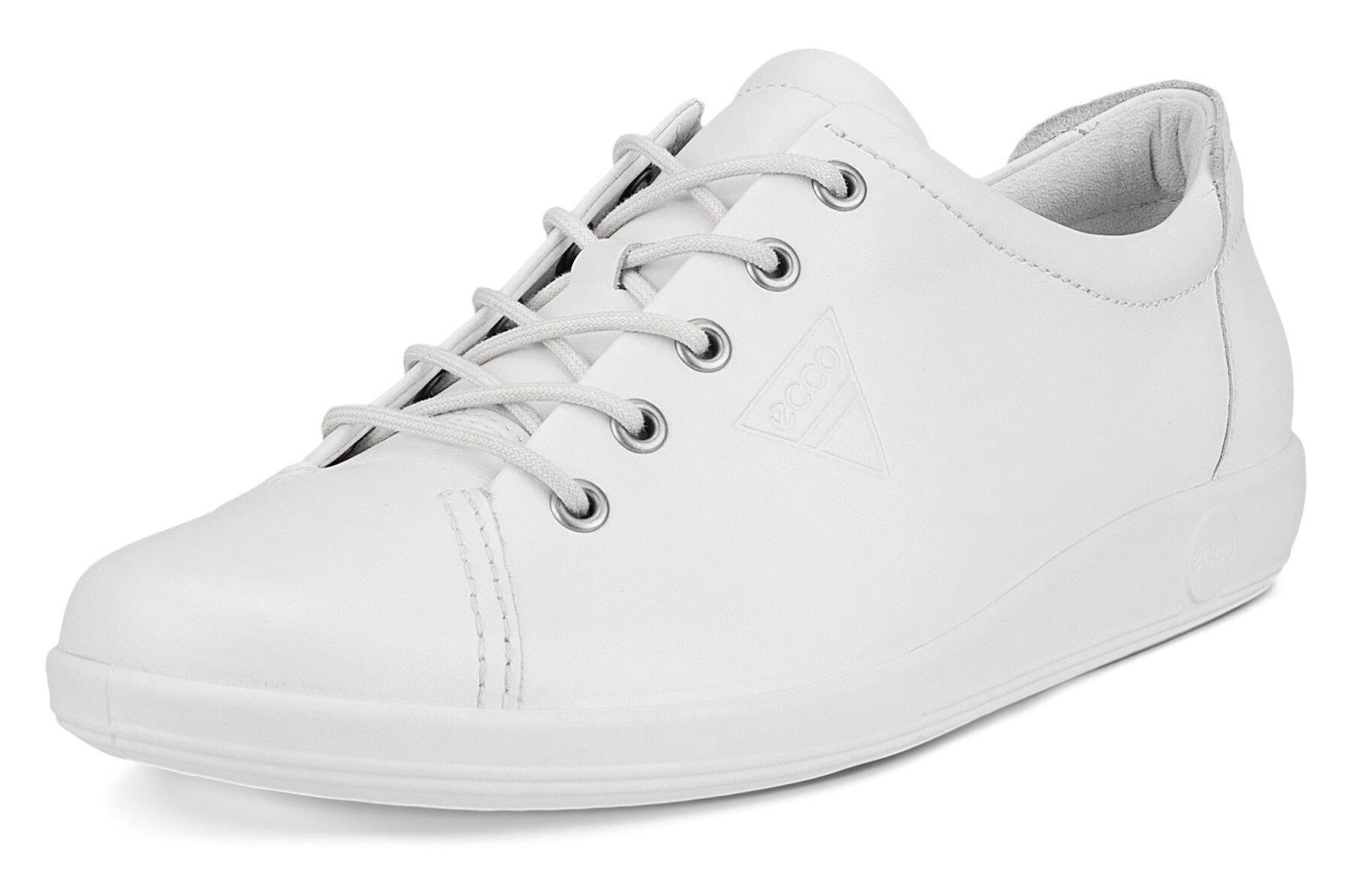 Ecco Sneakers SOFT 2.0 , vrijetijdsschoen, lage schoen, veterschoen met retro-silhouet
