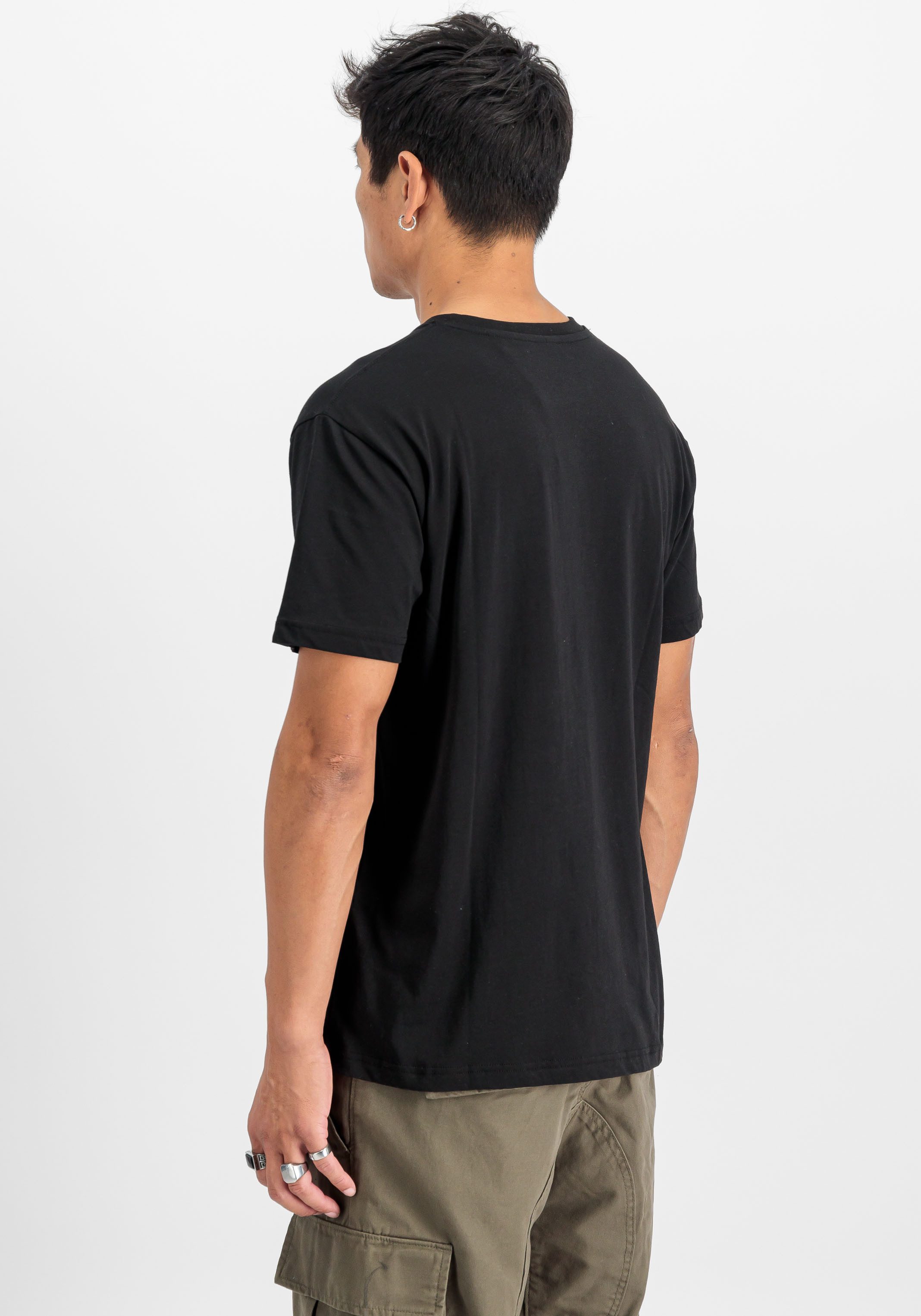 Alpha Industries Shirt met ronde hals Basic T Small Logo 2 Pack (set, 2-delig)
