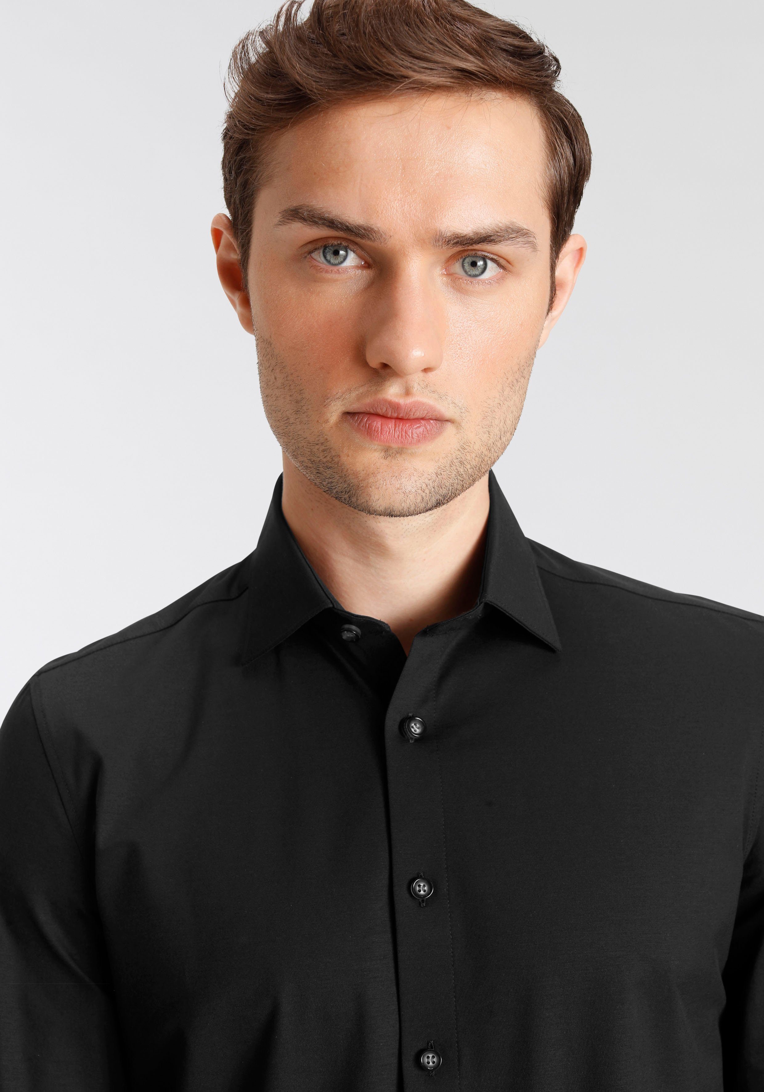 OLYMP Businessoverhemd Level Five body fit jersey shirt