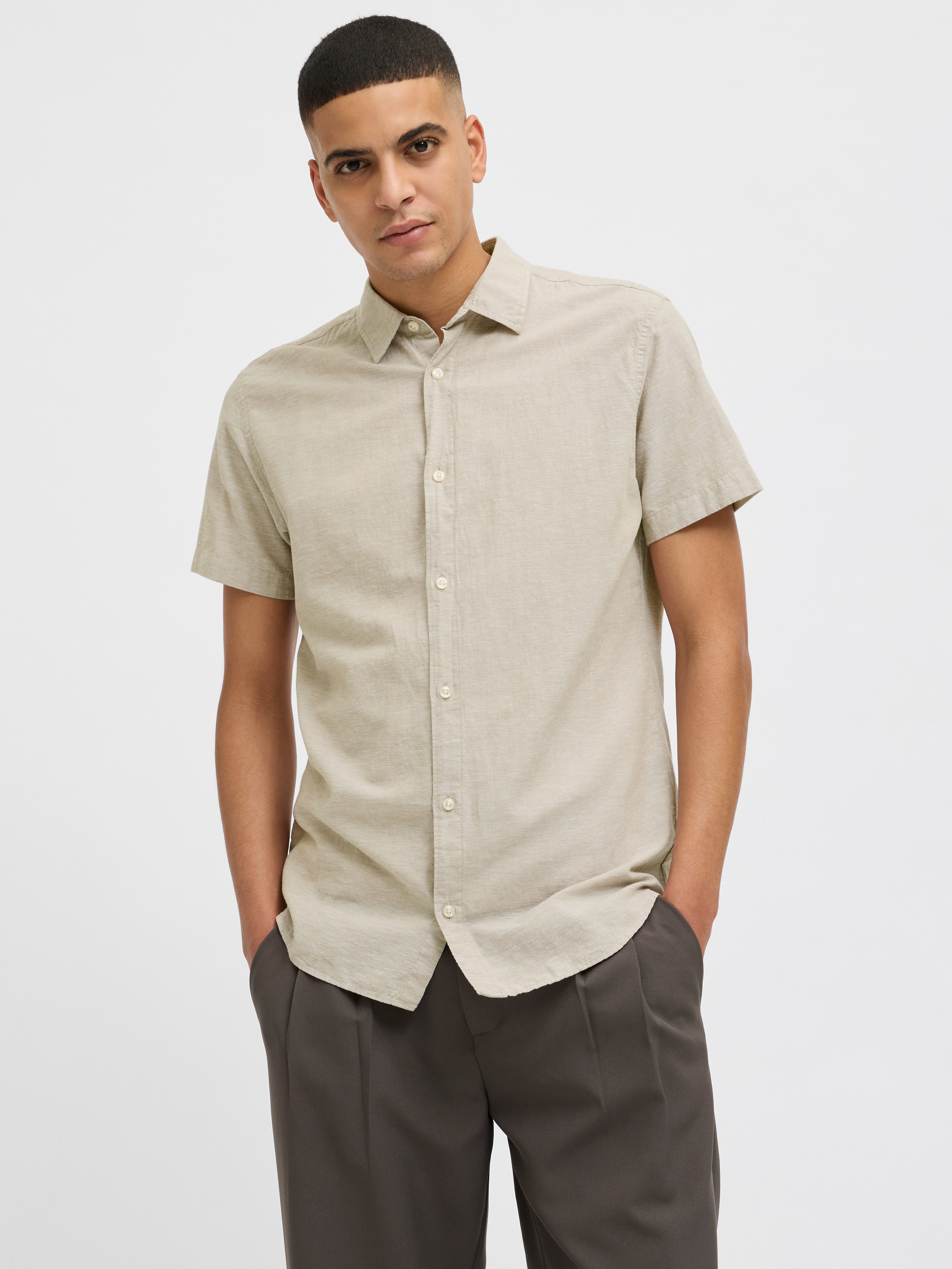 Jack & Jones Overhemd met korte mouwen JJEBREEZE SHIRT SS SN