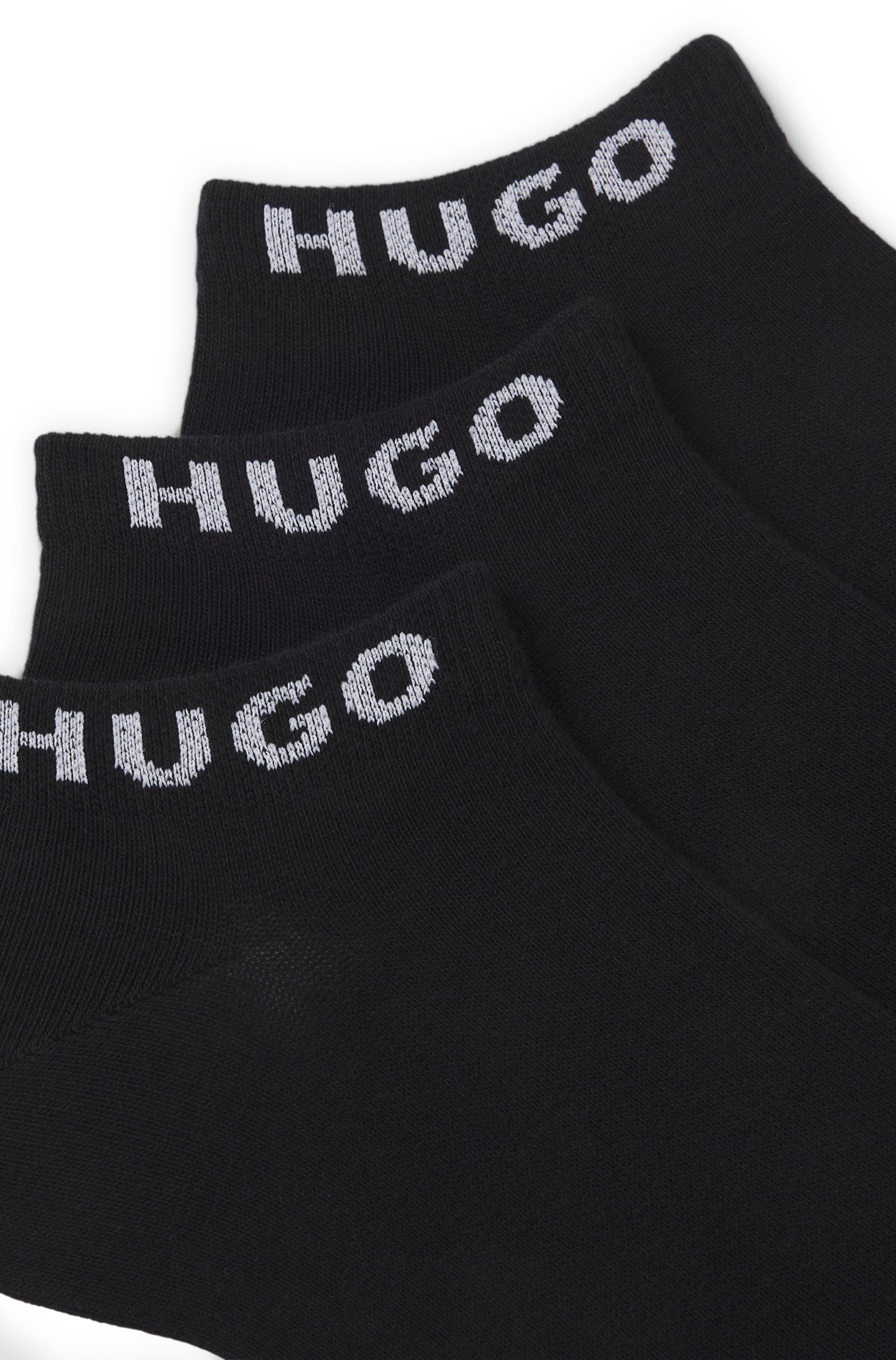 HUGO underwear Sokken 3P AS UNI CC W met contrasterende logo-opdruk (3 paar, Set van 3)