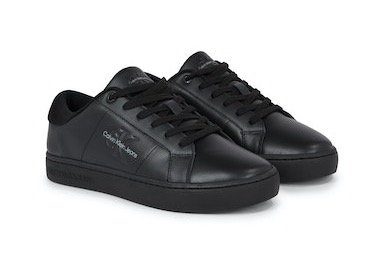 Calvin Klein Sneakers CLASSIC CUPSOLE LOW ML LTH met zijlogo, vrijetijdsschoen, halve schoen, veterschoen