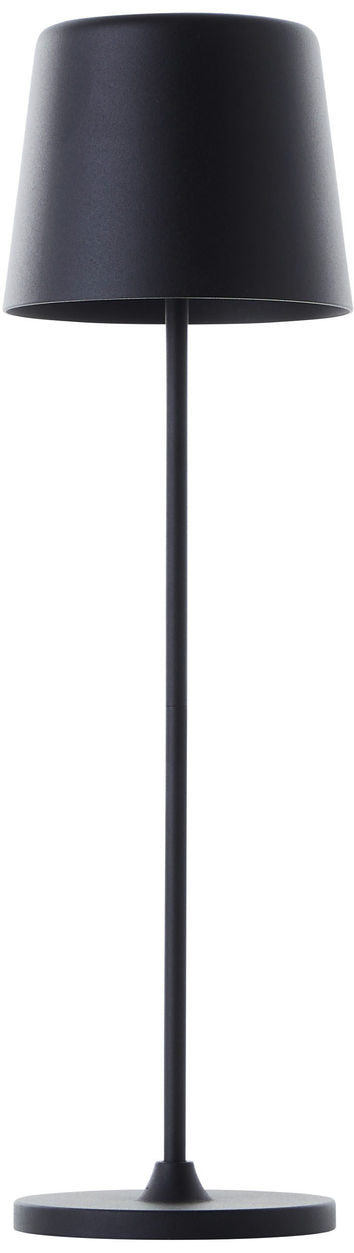 Brilliant Leuchten Led-tafellamp Kaami - mobiele LED buiten tafel lamp 2-delige set 310 lm, touchdimmer, usb, accu, buiten, binnen, acculamp 37 cm hoog (2 stuks)