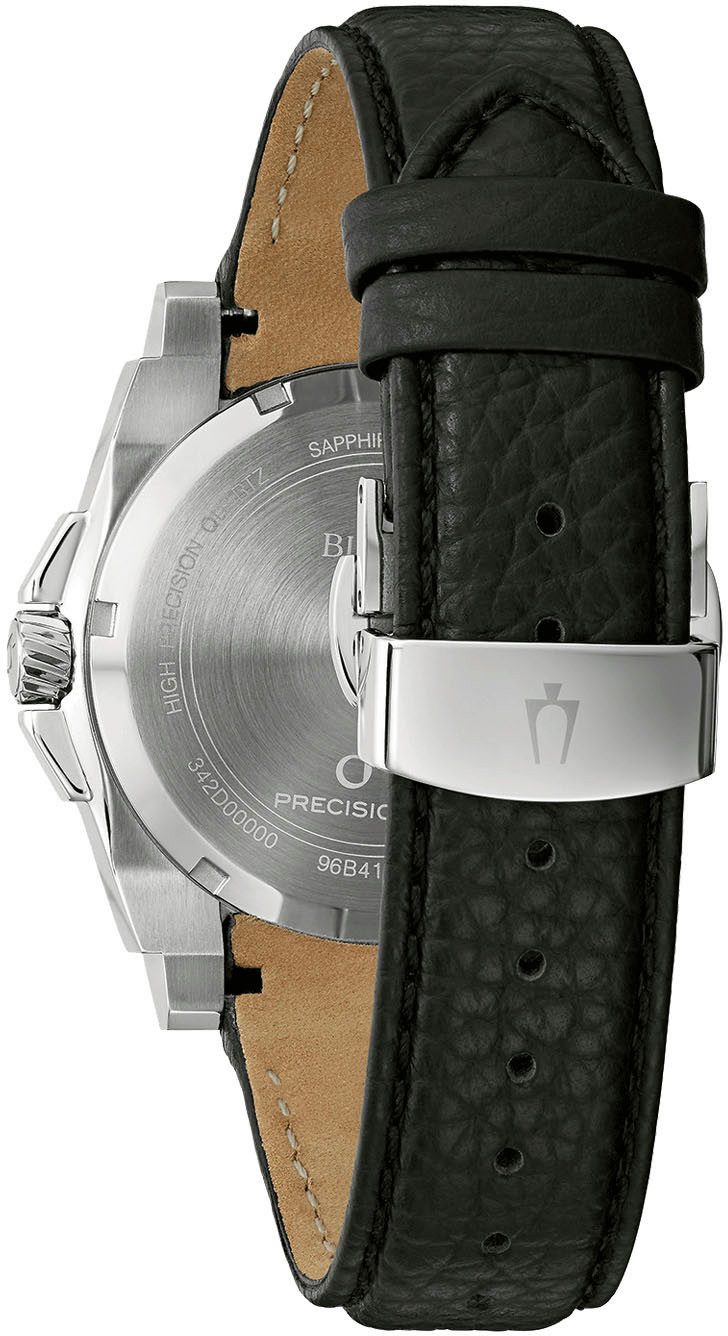 Bulova Kwartshorloge 96B416 Horloge, herenhorloge, roestvrijstalen band, saffierglas, datum