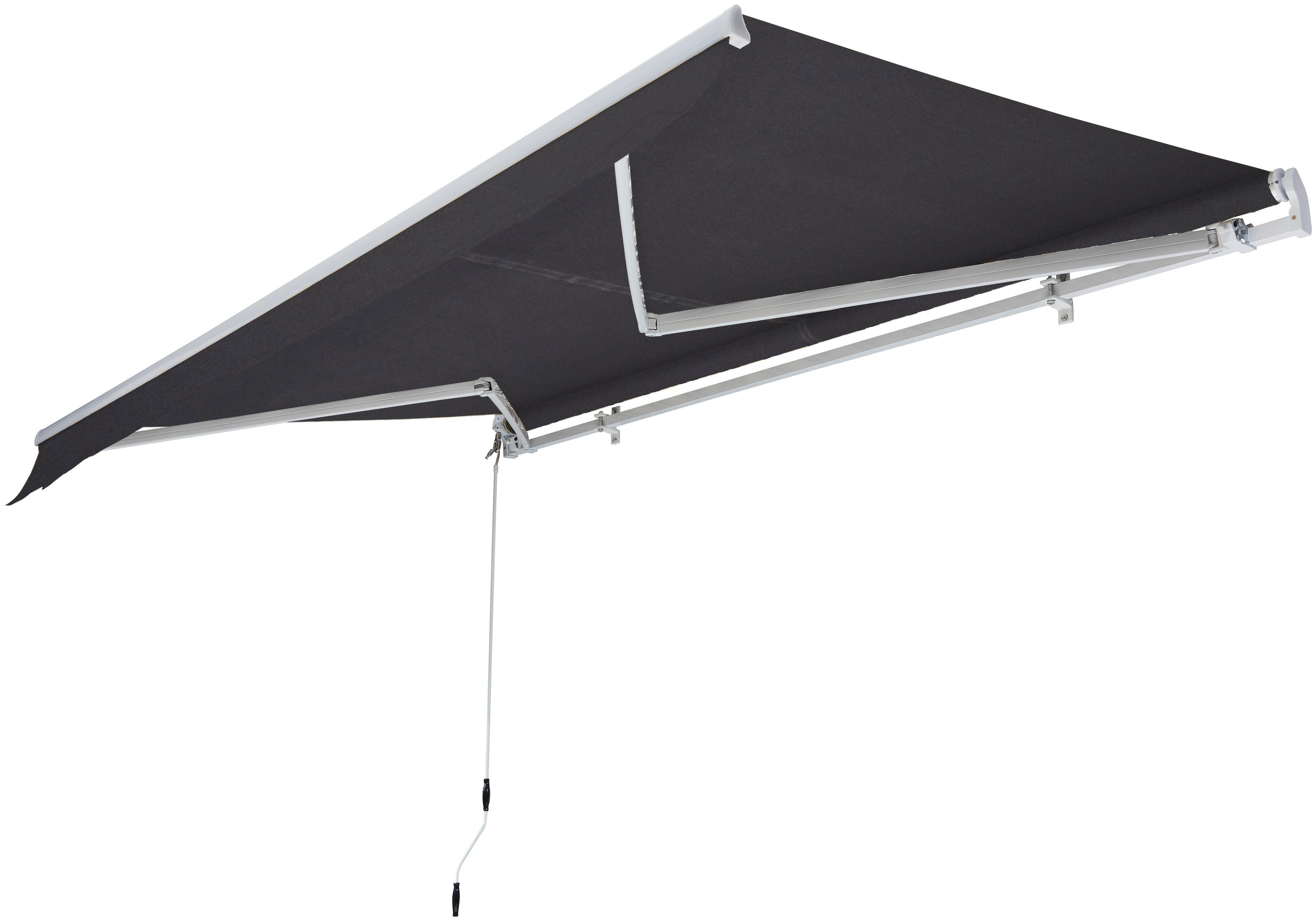 KONIFERA Zonnescherm met knikarm Breedte/uitval: 250 x 200 cm, hellingshoek verstelbaar