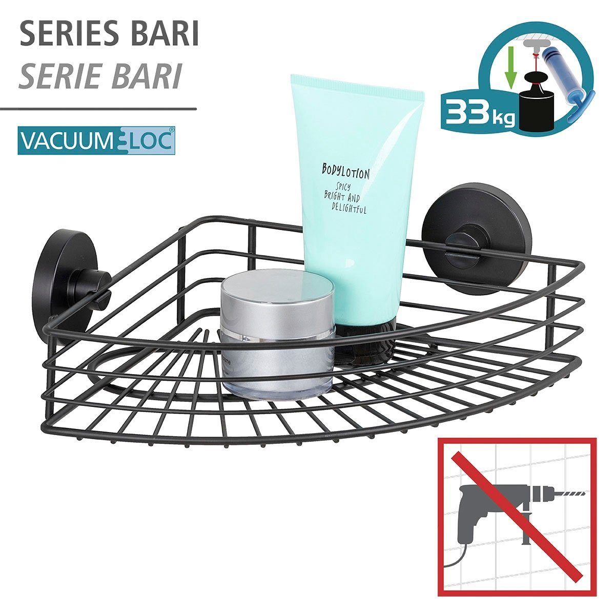 WENKO Doucherekje Vacuum-Loc