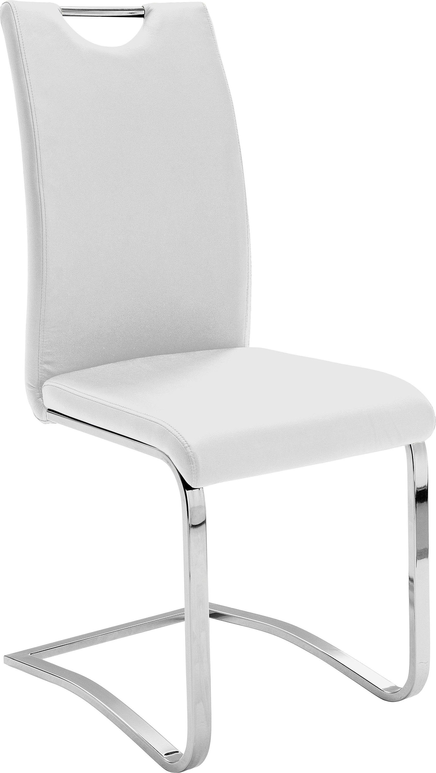 MCA furniture Vrijdragende stoel Keulen Overtrokken met kunstleer, comfortzithoogte, stoel belastbaar tot 120 kg (set, 4 stuks)