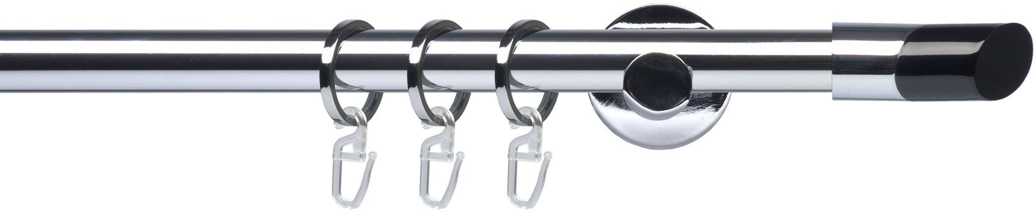 Liedeco Gordijnroede Complete set 20 mm Piano Gibraltar (1 stuk) gordijnroedes maat Ø 2 mm x 160 cm zilver(kleur)