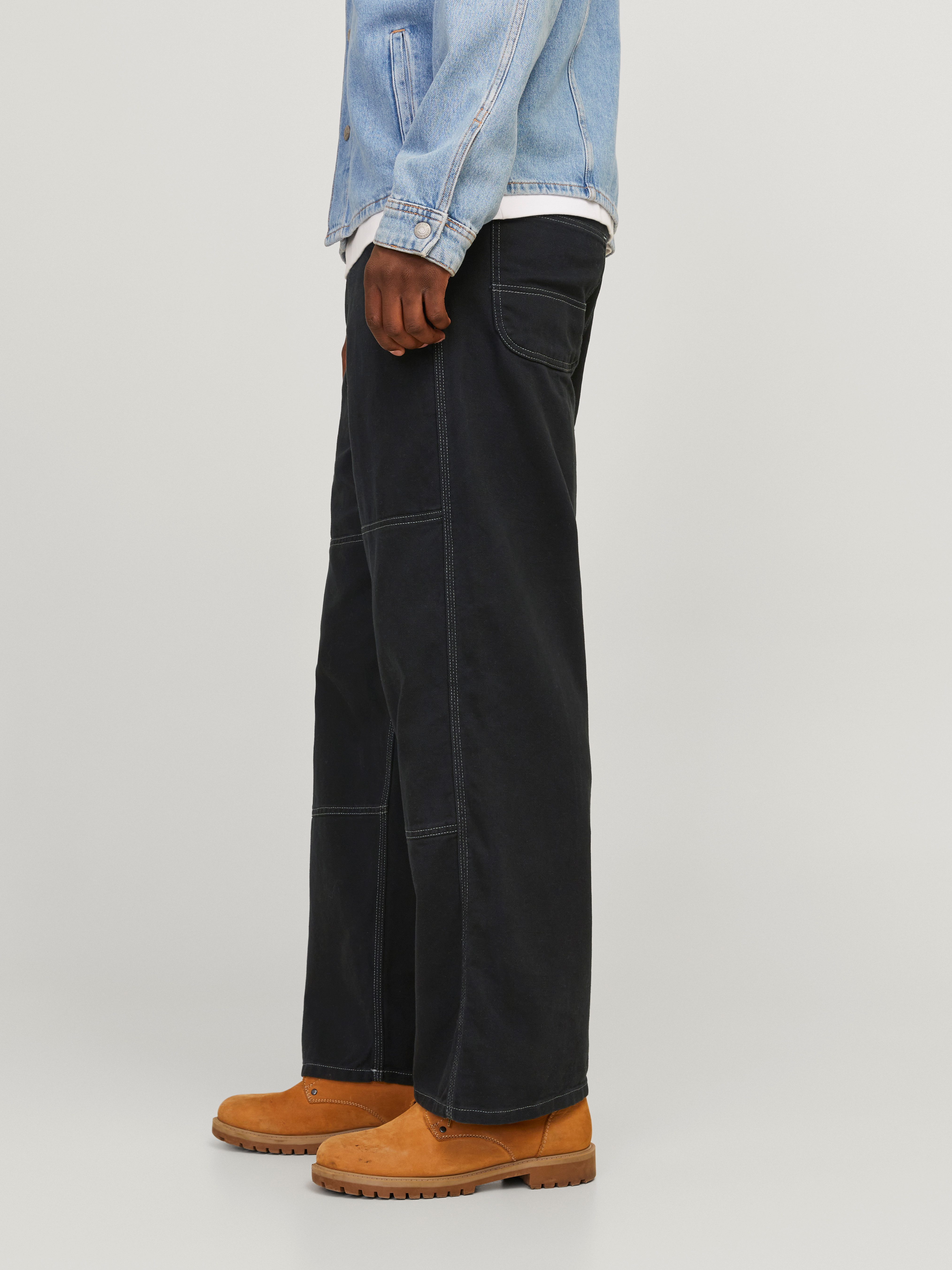 Jack & Jones Bootcutbroek JPSTOWEN CONTRAST PANEL PANTS SN