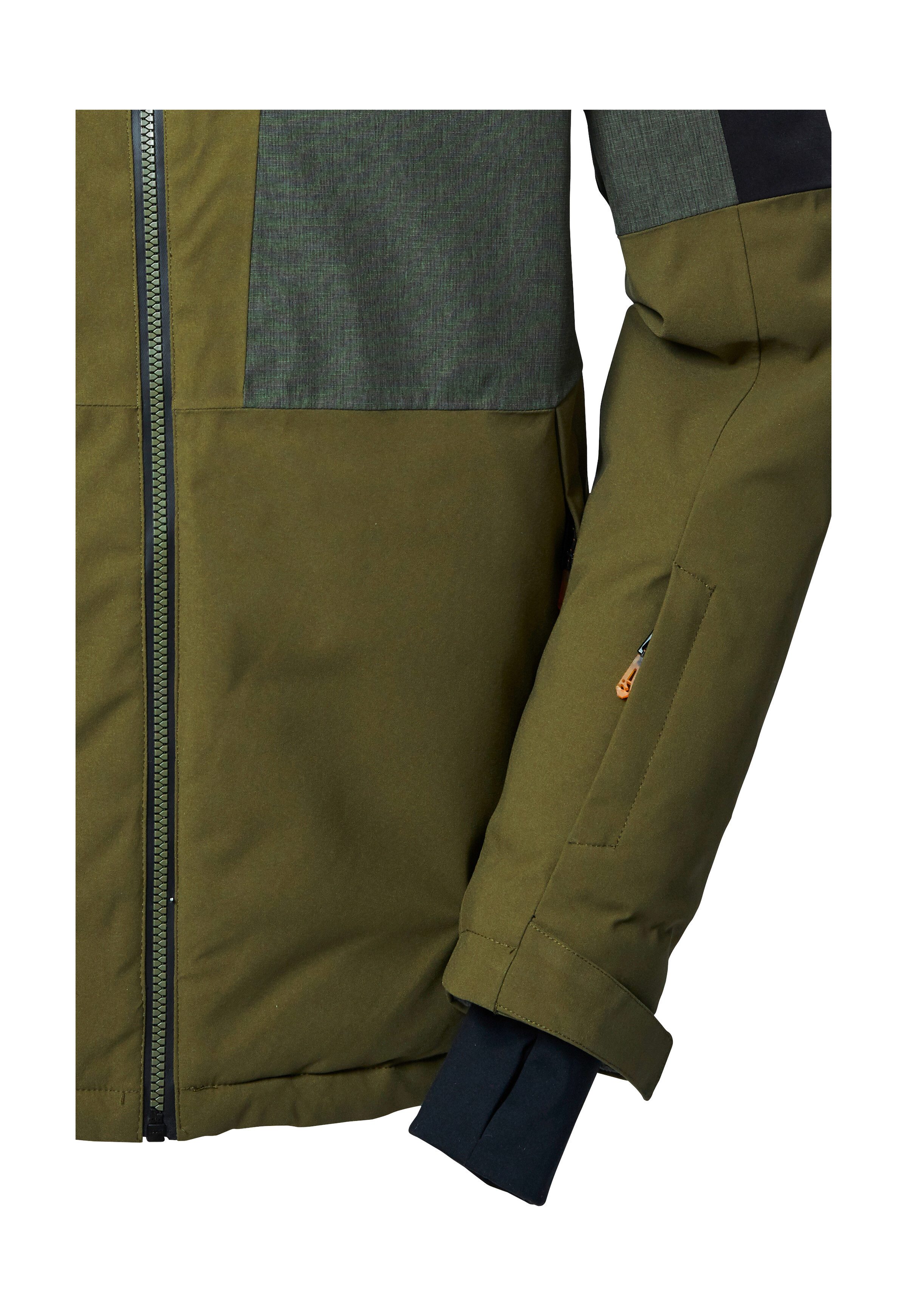 Killtec Ski-jack KSW 407 MN SKI JCKT Waterdichte skijas met kleurblok, ademend, veel zakken