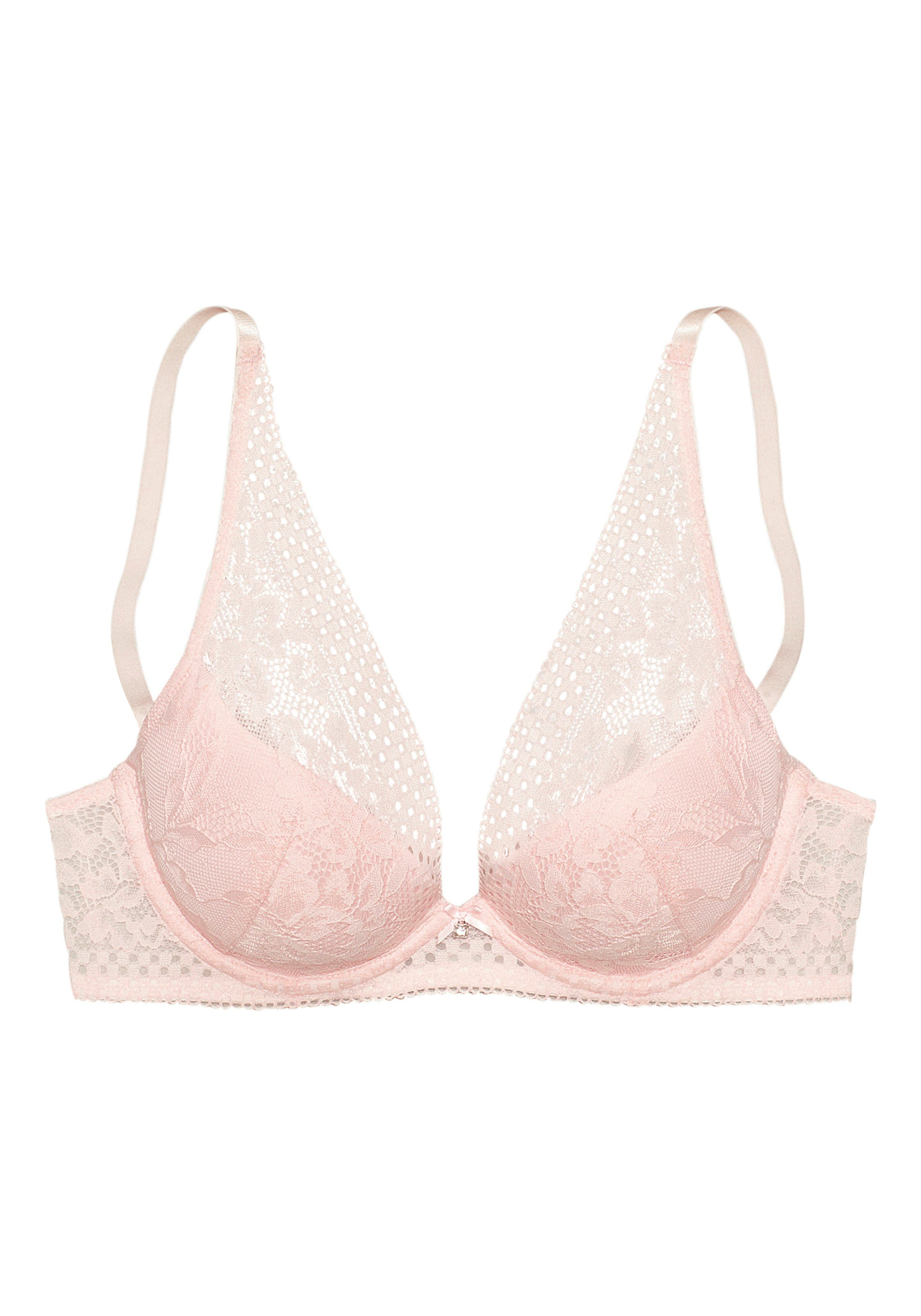 Vivance Push-up-bh Dessous in leuke kanten mix, dessous