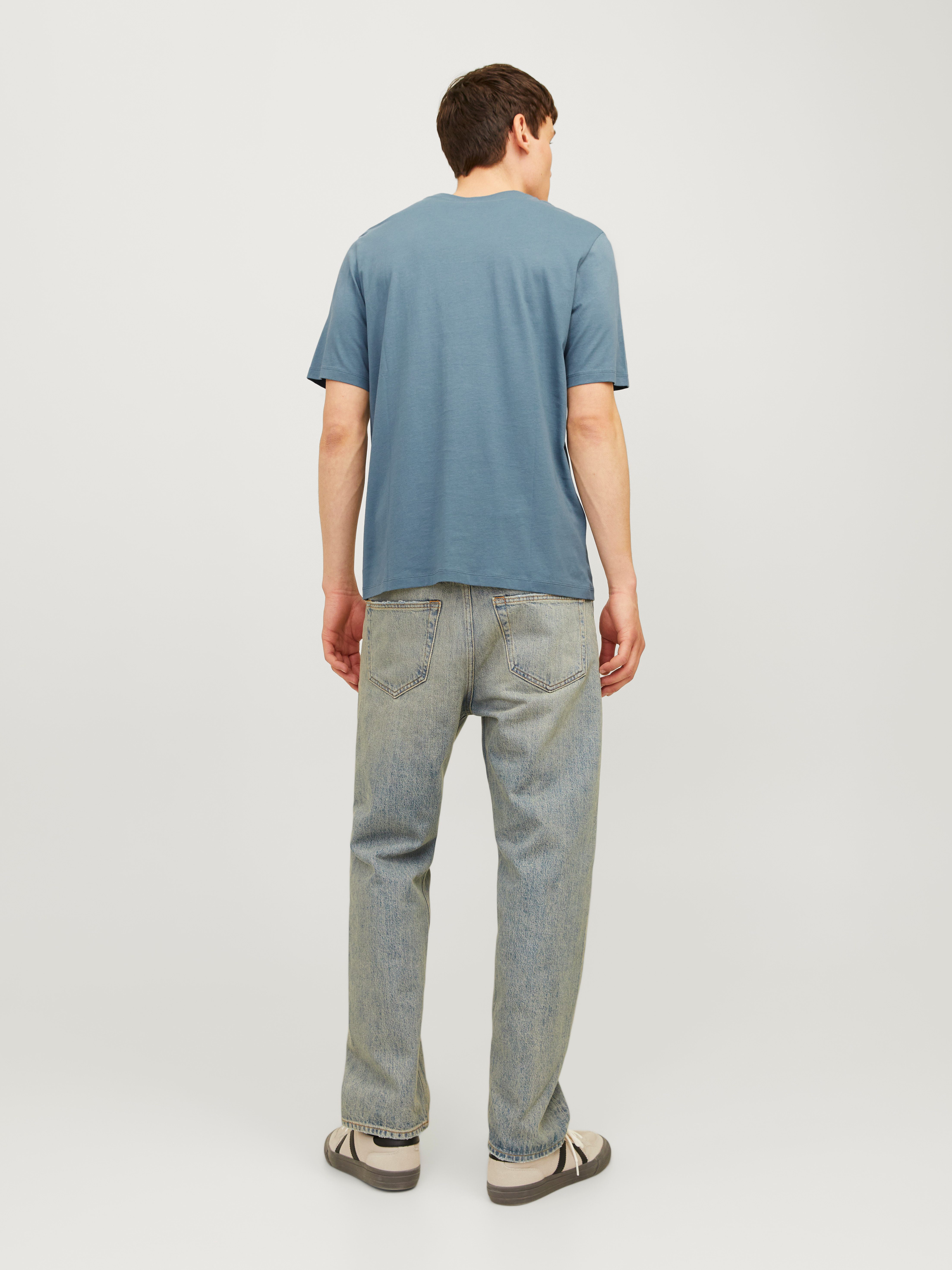 Jack & Jones Shirt met ronde hals JJELOGO TEE SS O-NECK 2 COL AW24 SN