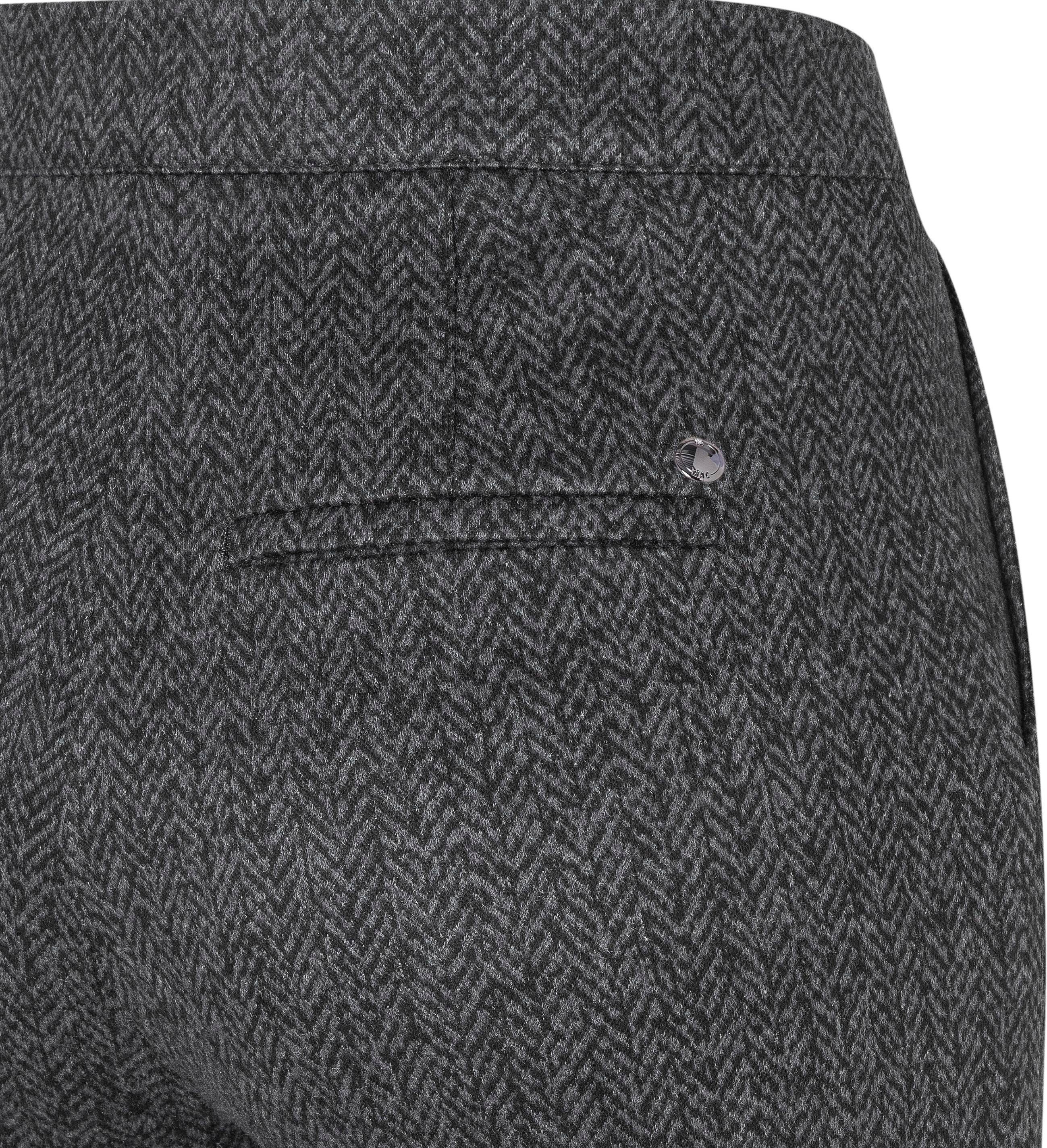 MAC Pantalon Chiara met visgraatdessin