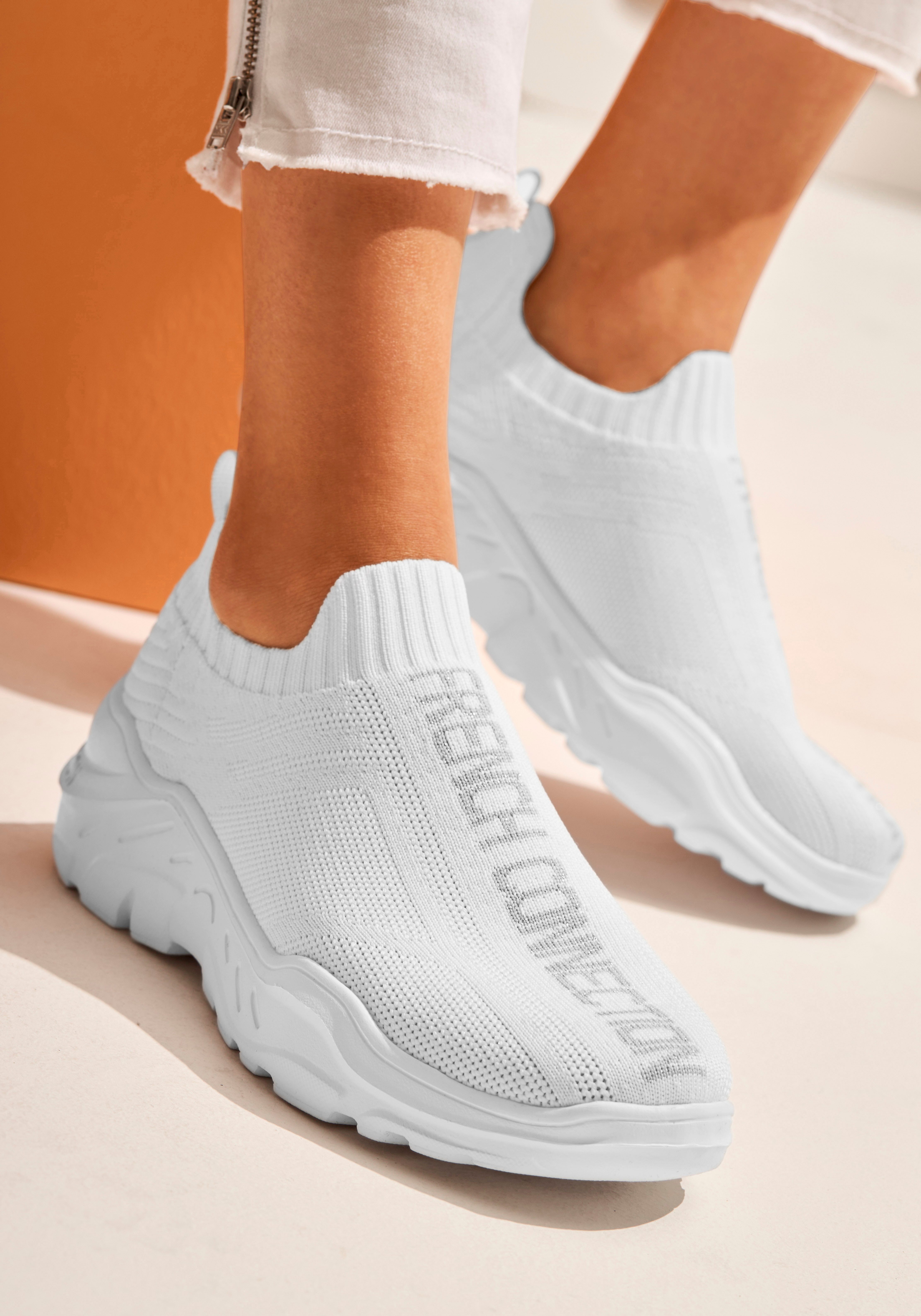 French Connection Sneakers Slipper, slip-ons, lage schoen, vrijetijdsschoen om in te schieten VEGAN