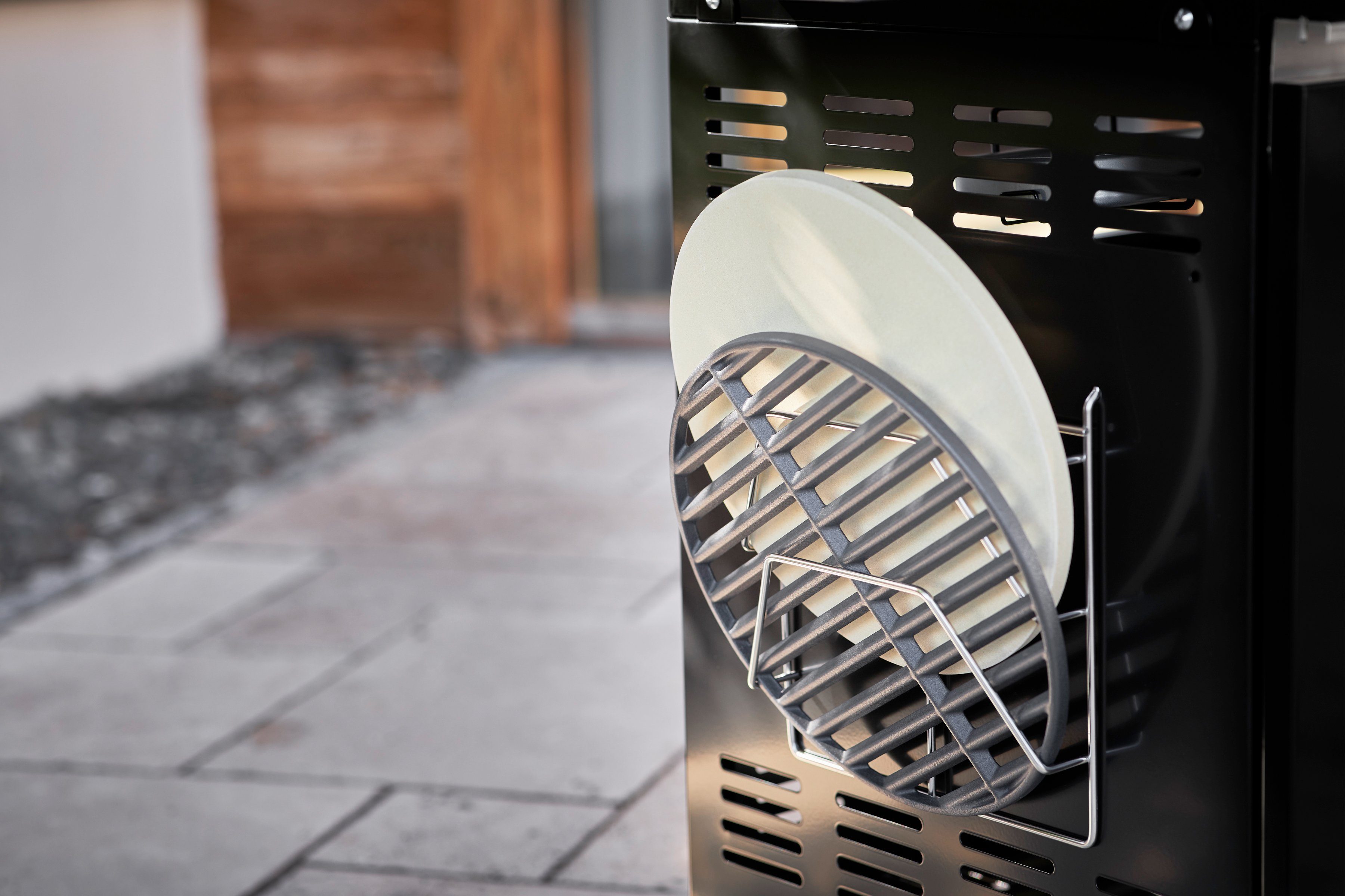 ROESLE Grillroosterhouder VARIO, 25434 Roestvrij staal houder voor VARIO grill inzetstukken, voor alle VIDERO modellen