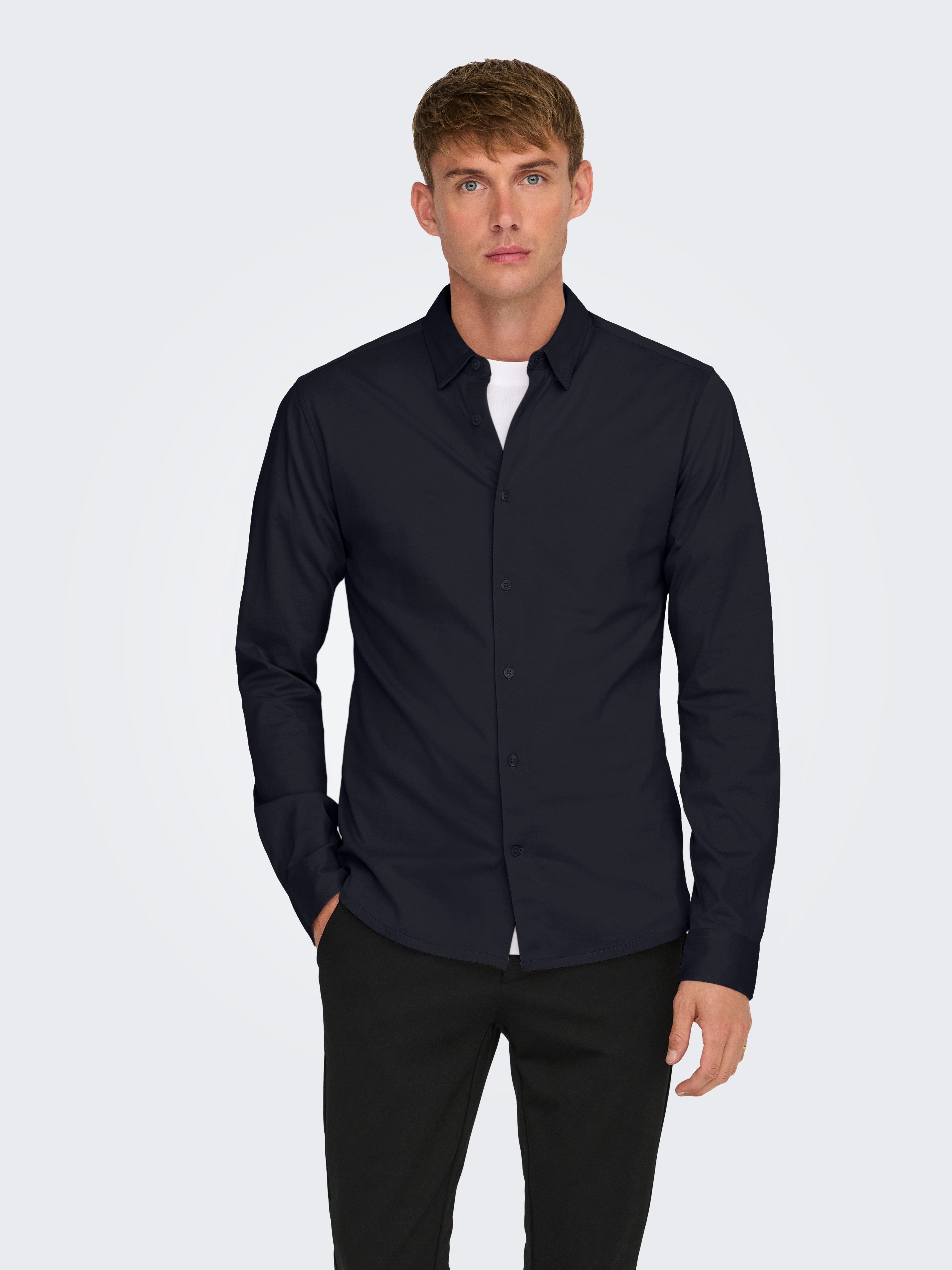 ONLY & SONS Overhemd met lange mouwen ONSROBIN B/U LS STRETCH SHIRT NOOS