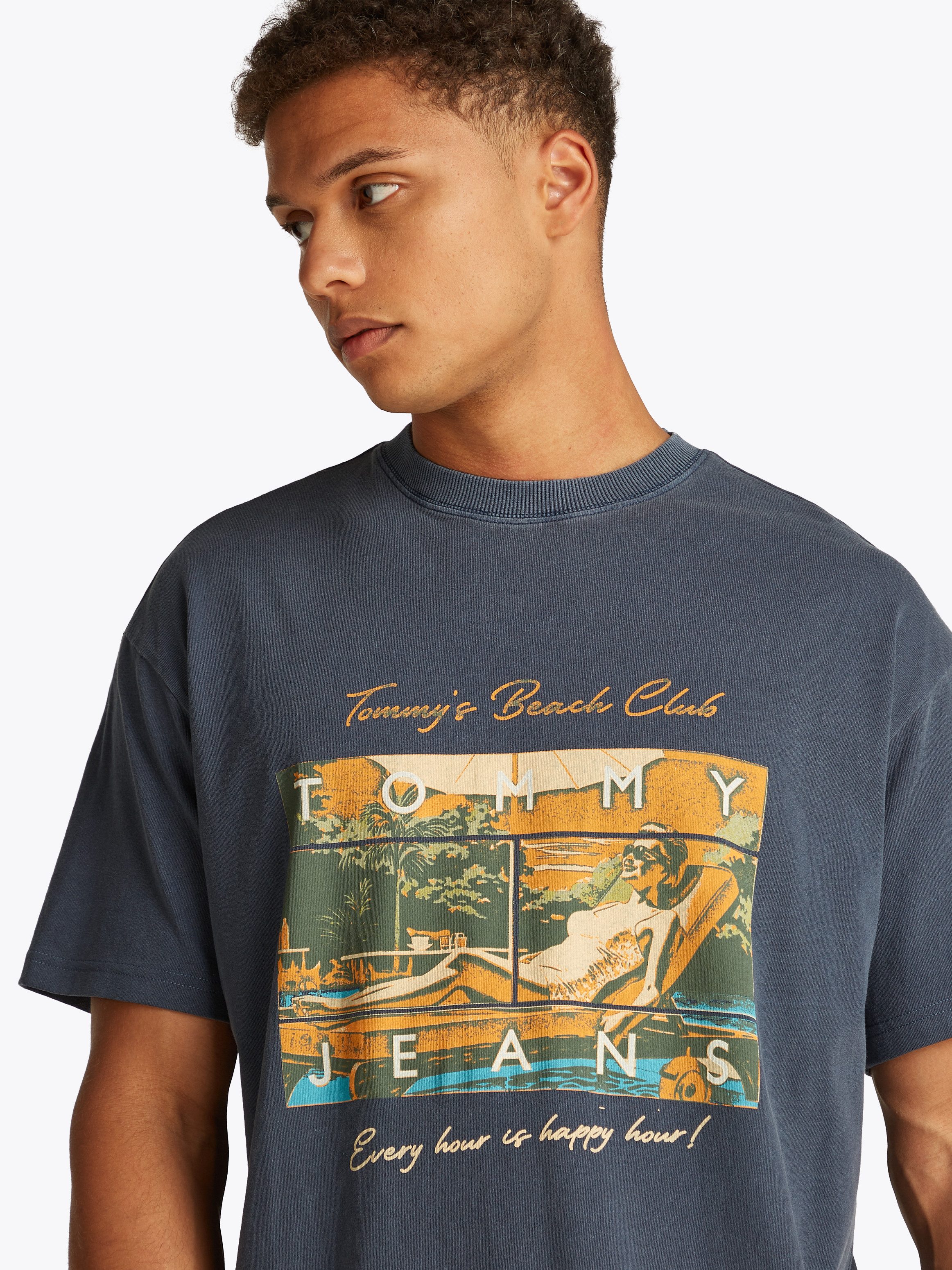 TOMMY JEANS T-shirt TJM RLX BEACH CLUB GRAPHIC TEE