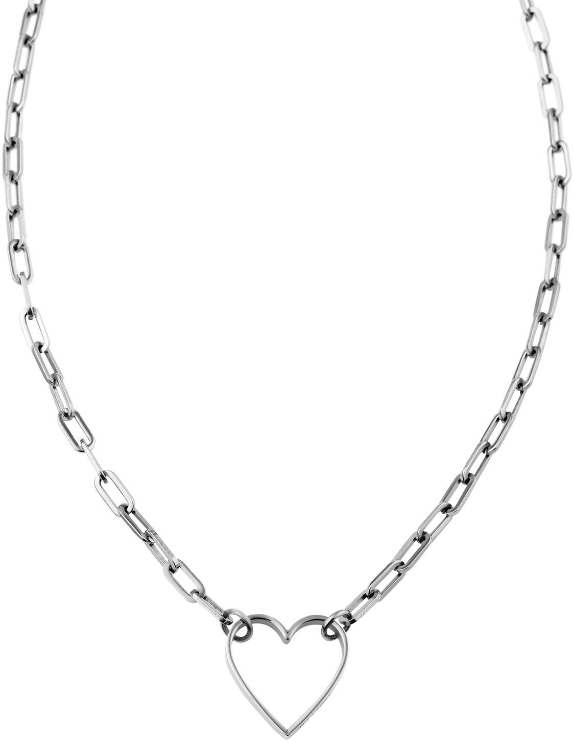 Liebeskind Berlin Ketting met hanger Schmuck Geschenk Edelstahl Halskette Herz, LJ-0349-N-45