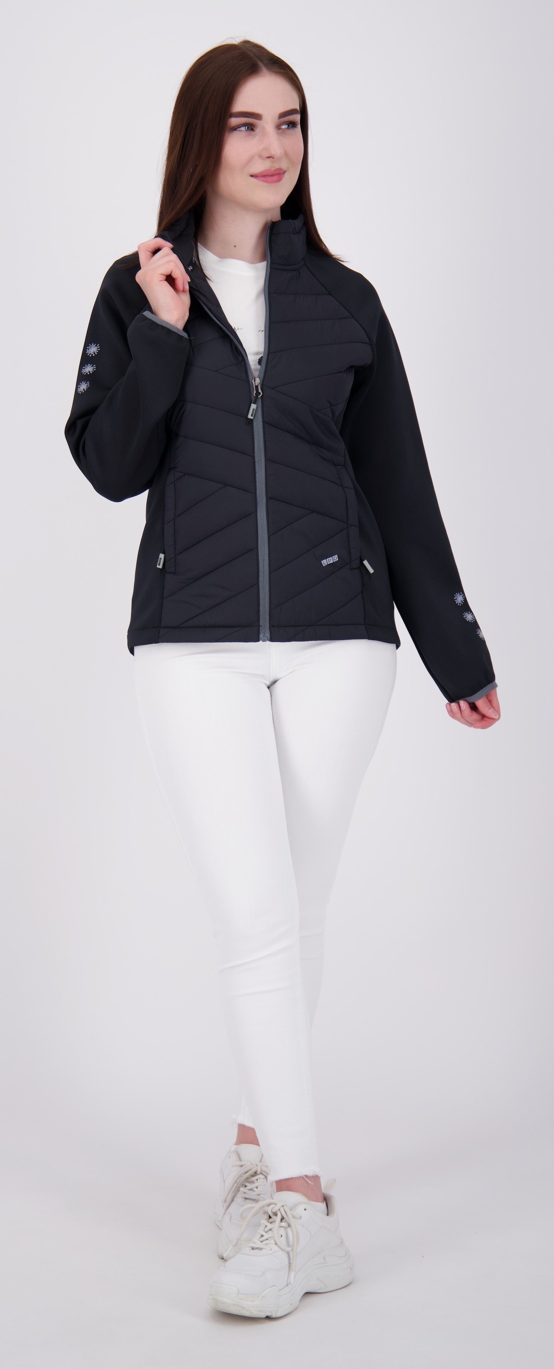 LPO Fleecejack EDINA II WOMEN zachte hybride fleecejack in traditionele uitstraling