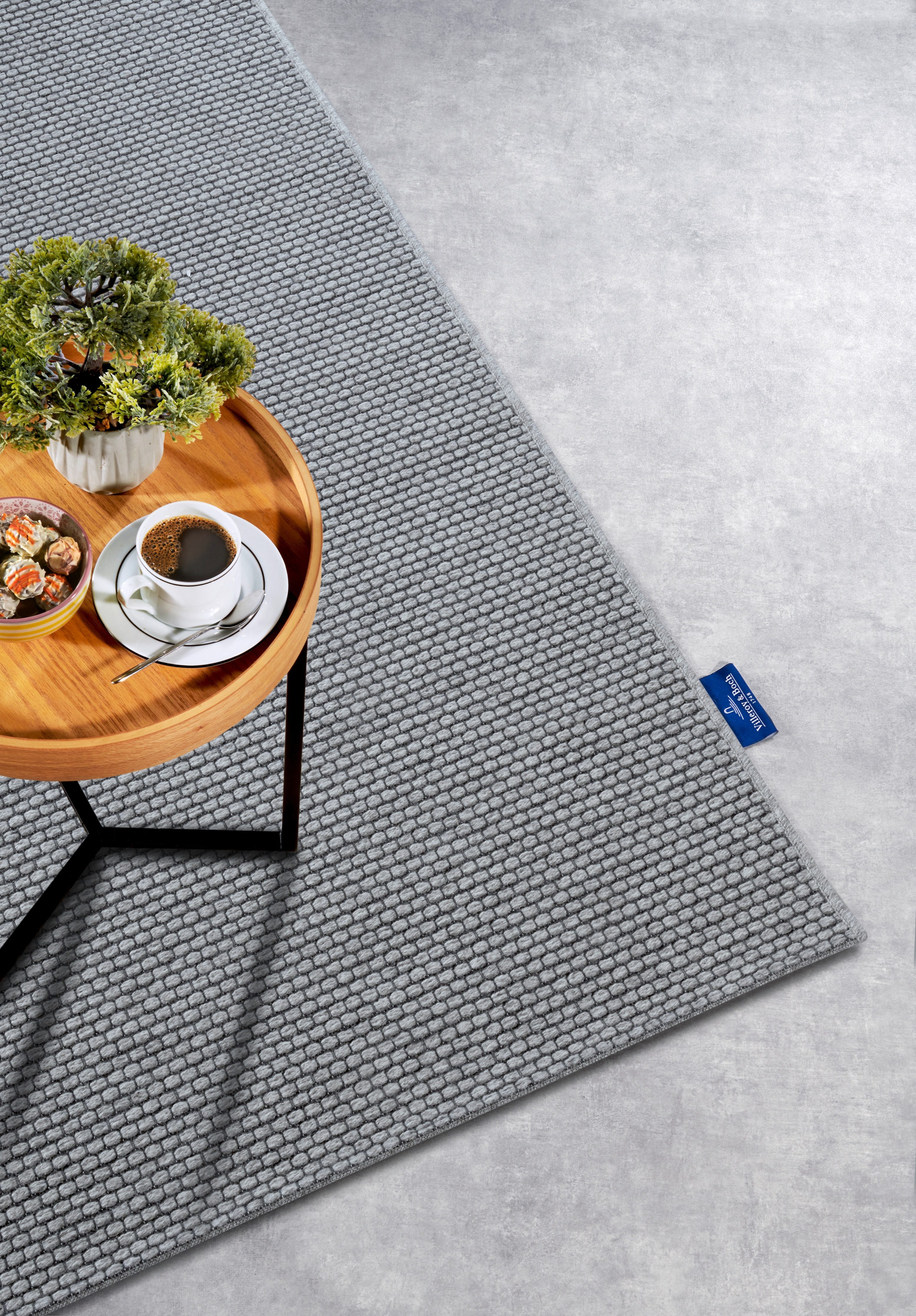 Villeroy & Boch Wollen kleed CHARLES Scheerwol, wol, natuur, woonkamer, slaapkamer, boho, scandi