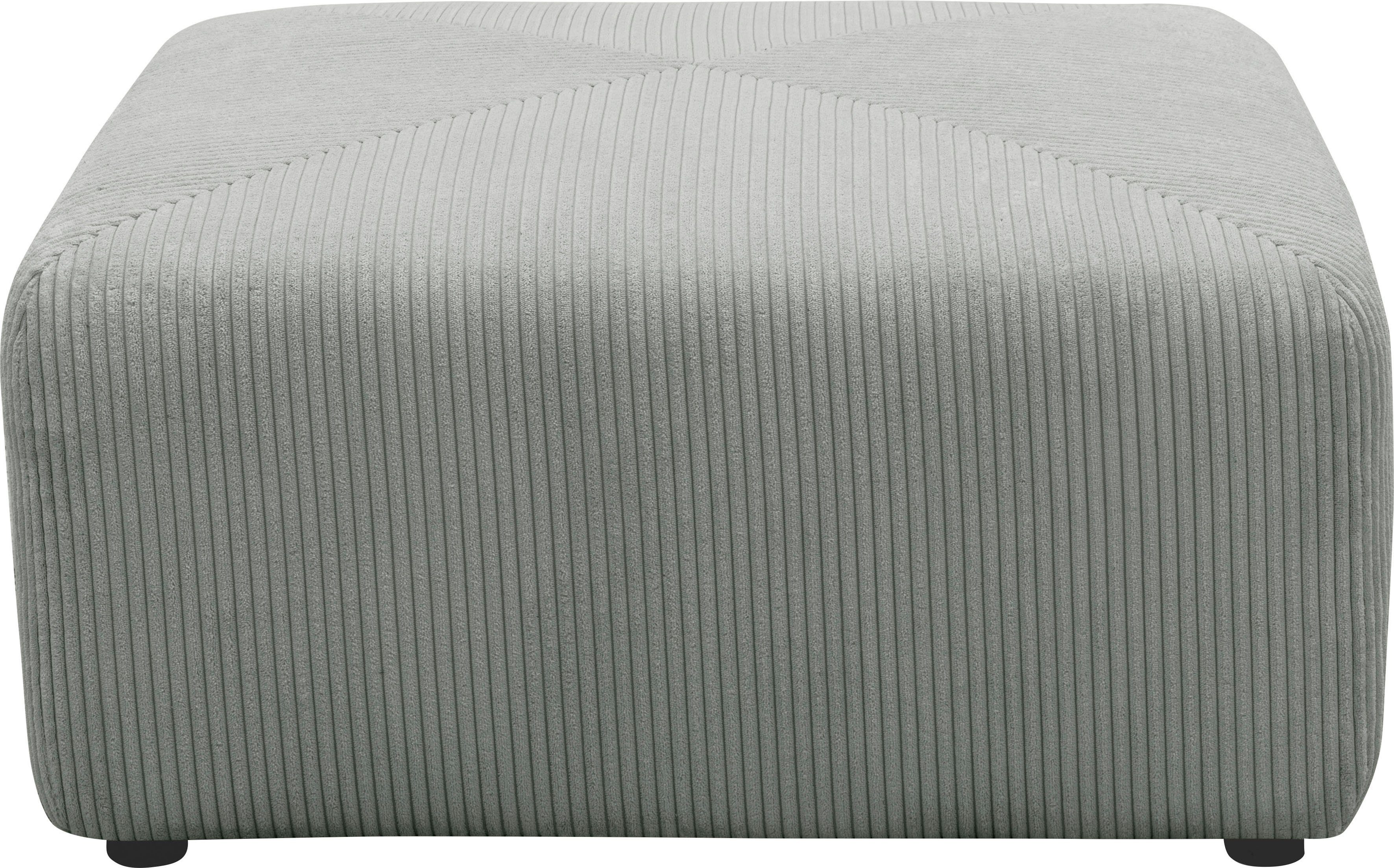 RAUM.ID Hocker Gerrid Ribfluwelen bekleding, passend bij de modulaire serie "Gerrid"