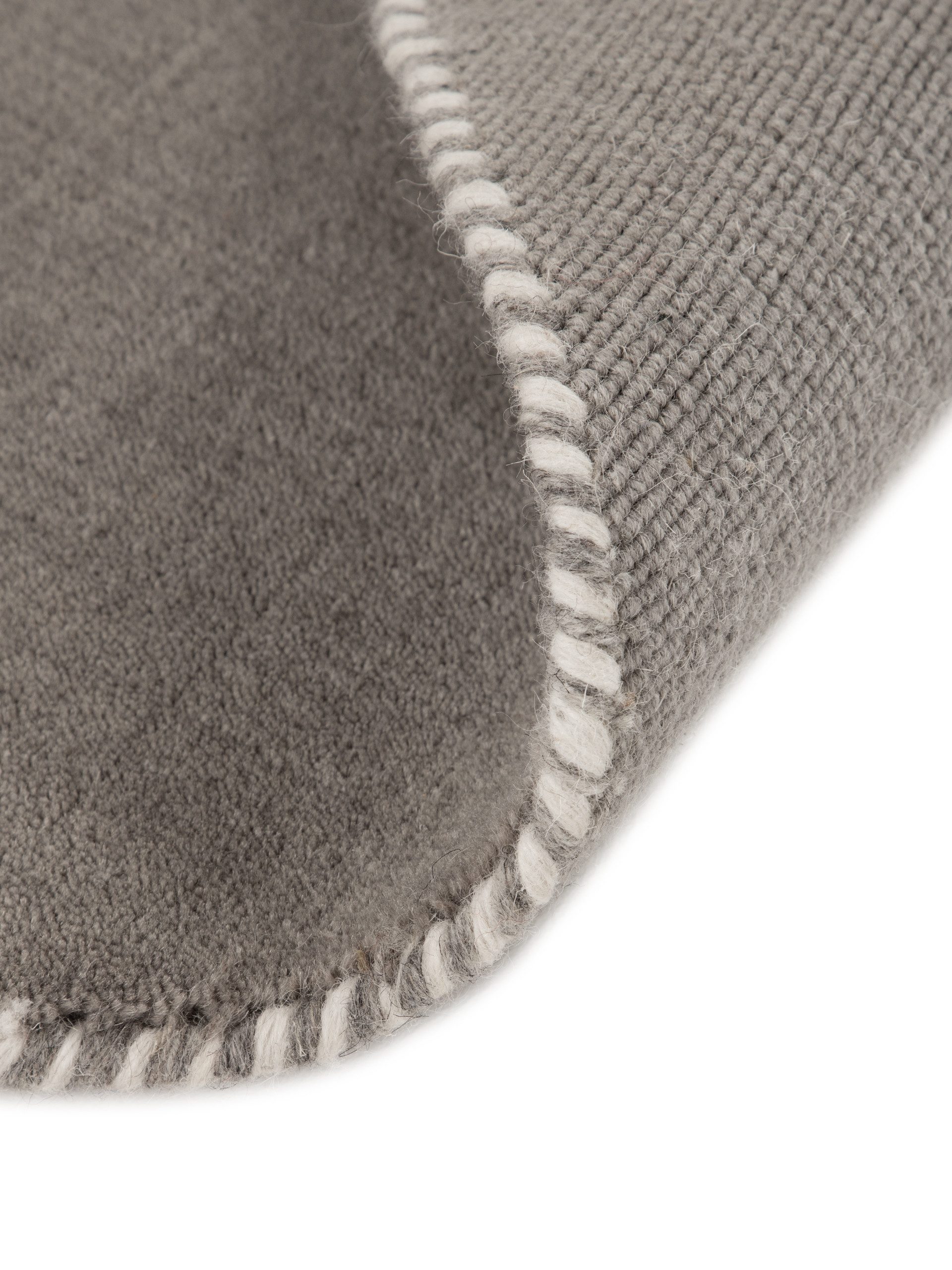 carpetfine Wollen kleed Gabbeh Lola Uni met natuurlijk plantaardig materiaal handgeweven, ook als loper