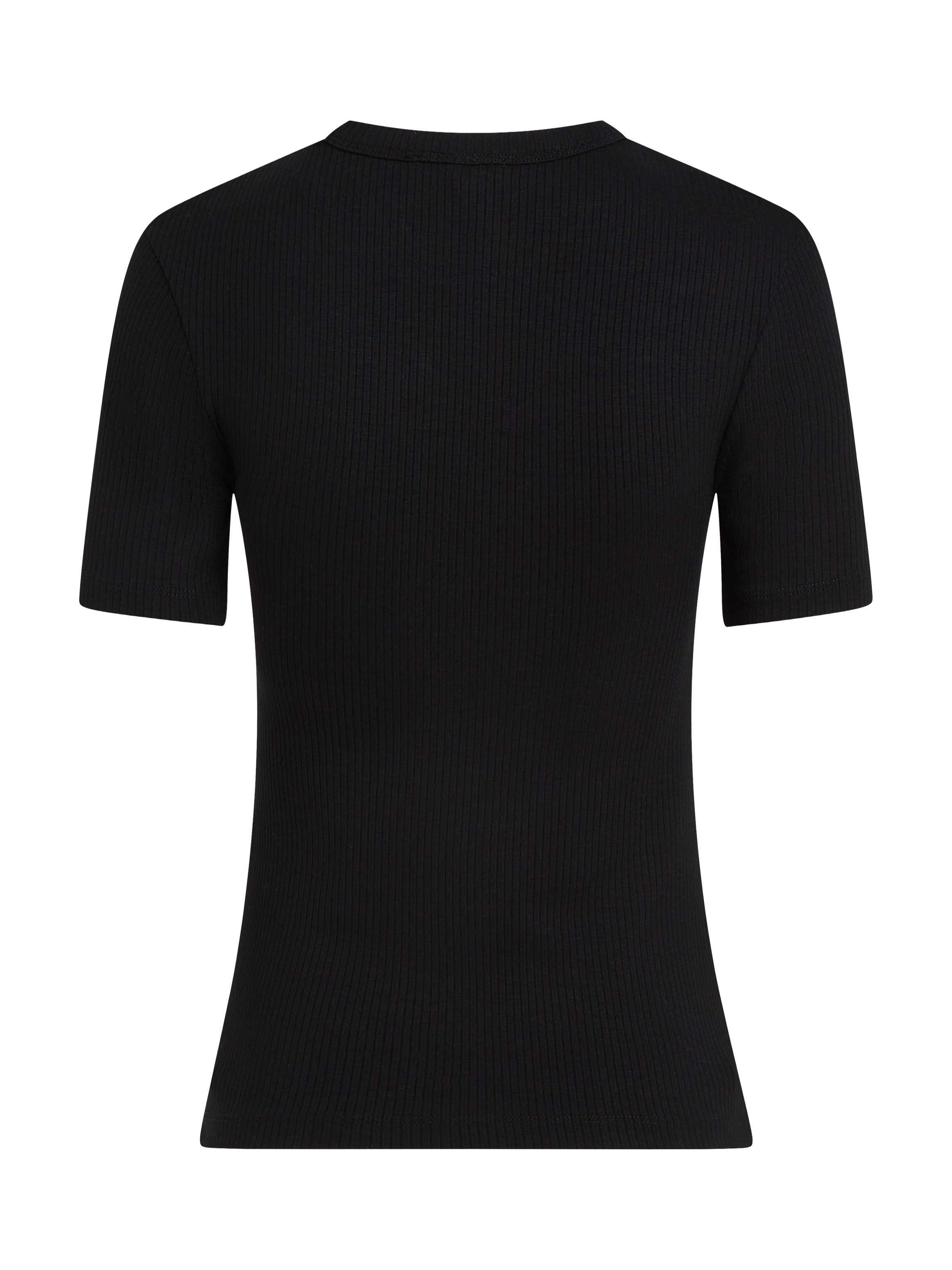 Tommy Hilfiger Shirt met korte mouwen 5X2 RIB C-NK SS met ronde hals, korte mouwen