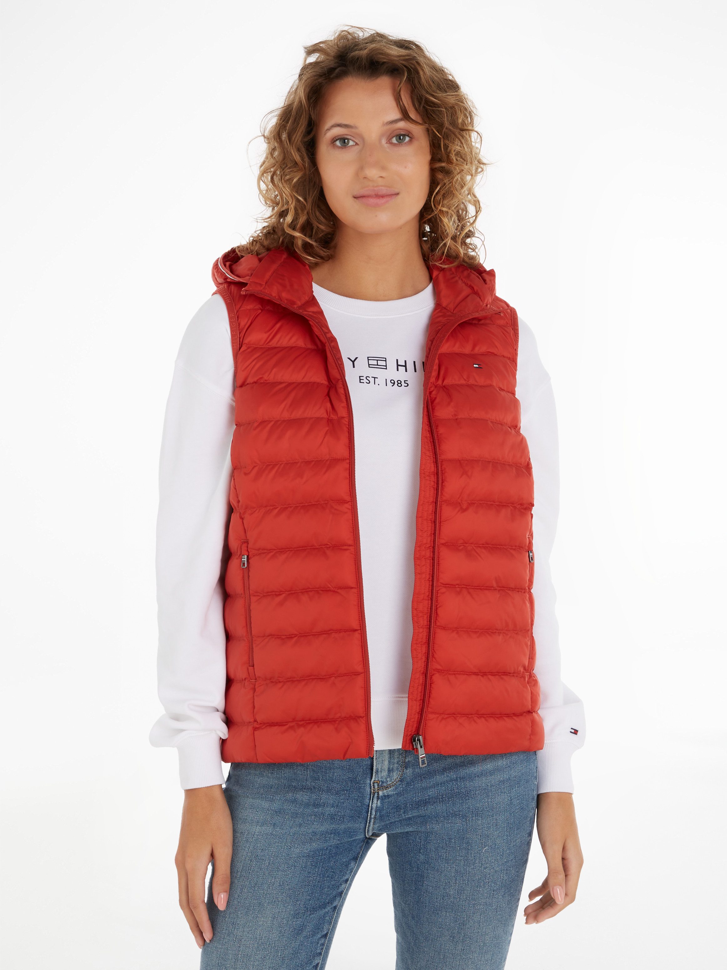 Tommy Hilfiger Bodywarmer LW PADDED GLOBAL STRIPE VEST (Global Serie TH VROUWEN)