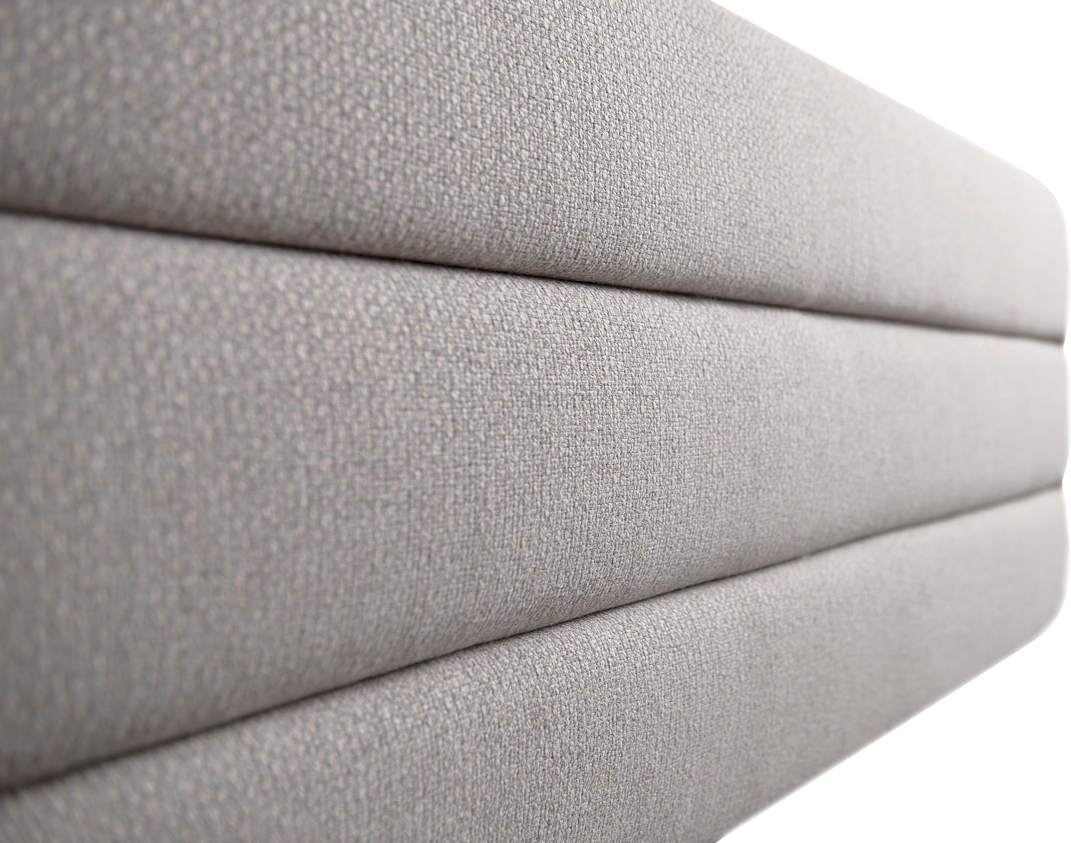 OTTO products Gestoffeerd bed Merrit Dwarsnaad in het hoofd- en voetbord, in 5 breedten, ook in 220 cm lang