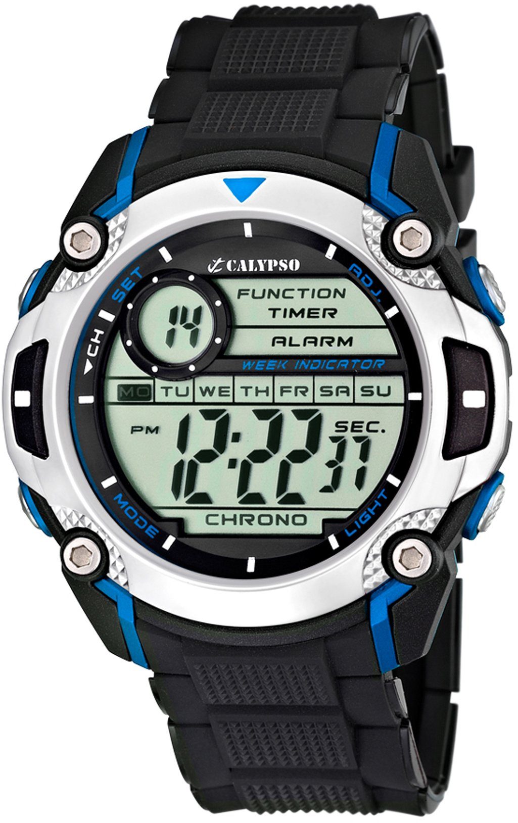 CALYPSO WATCHES Chronograaf Digital For Man, K5577/2 Polshorloge, quartz, herenhorloge, datum,...