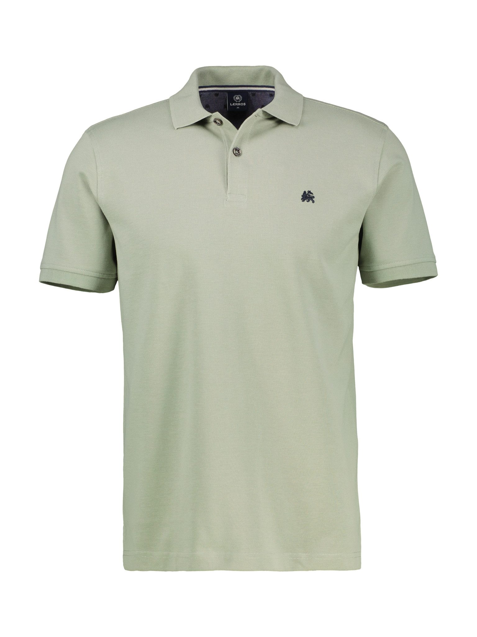 Lerros Shirt met korte mouwen met logoborduursel op borsthoogte
