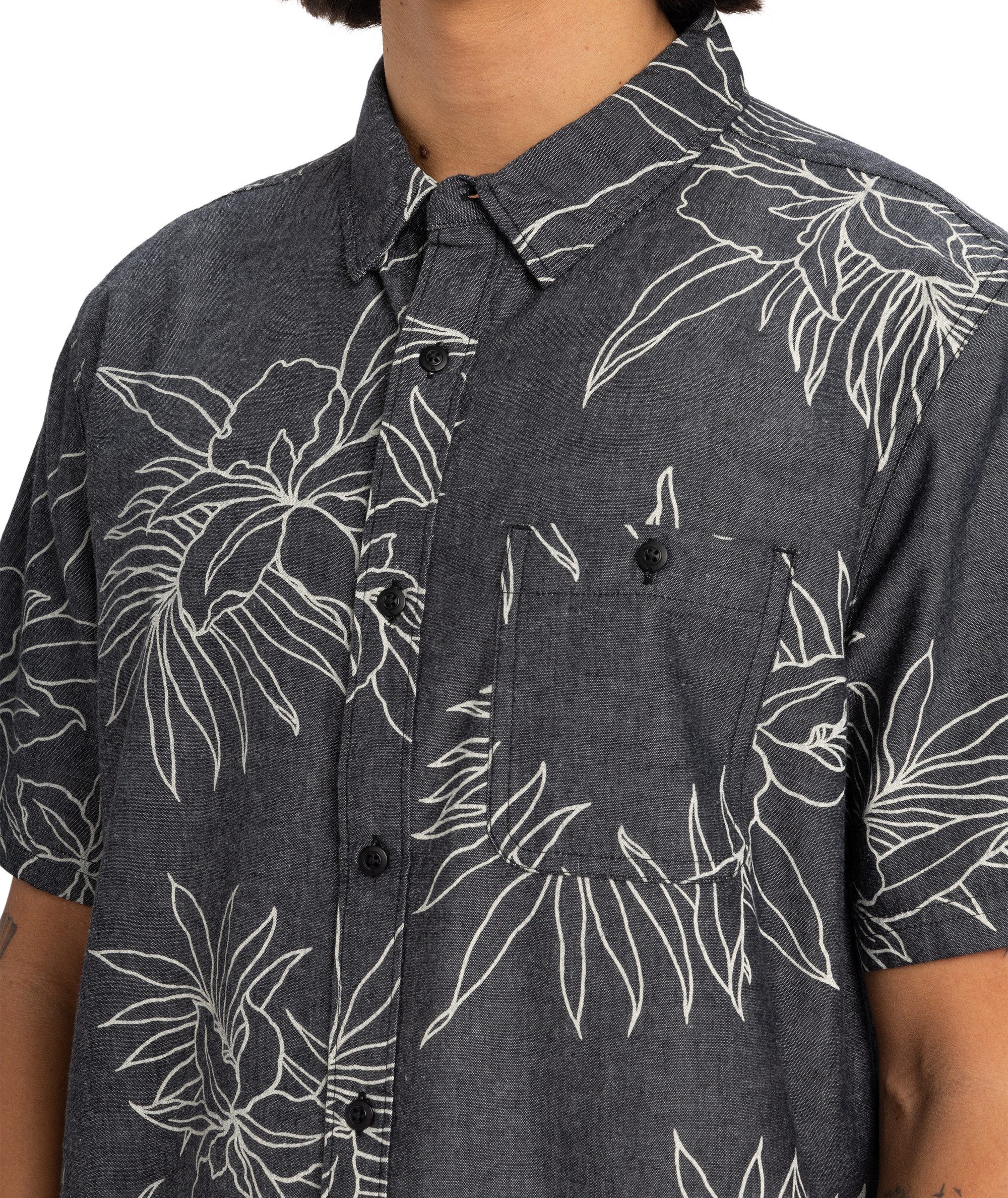 Quiksilver Overhemd met korte mouwen GAWANHILL SHORT SLEEVE