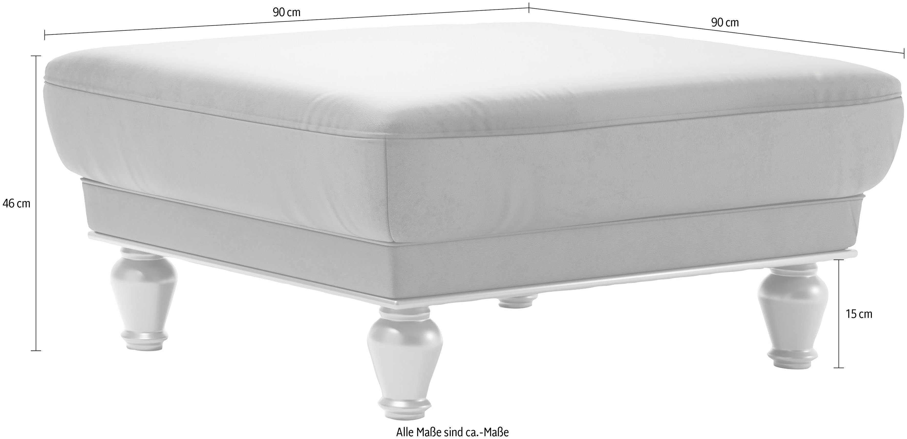 sit&more Hocker Orient 5 goudkleurige poten