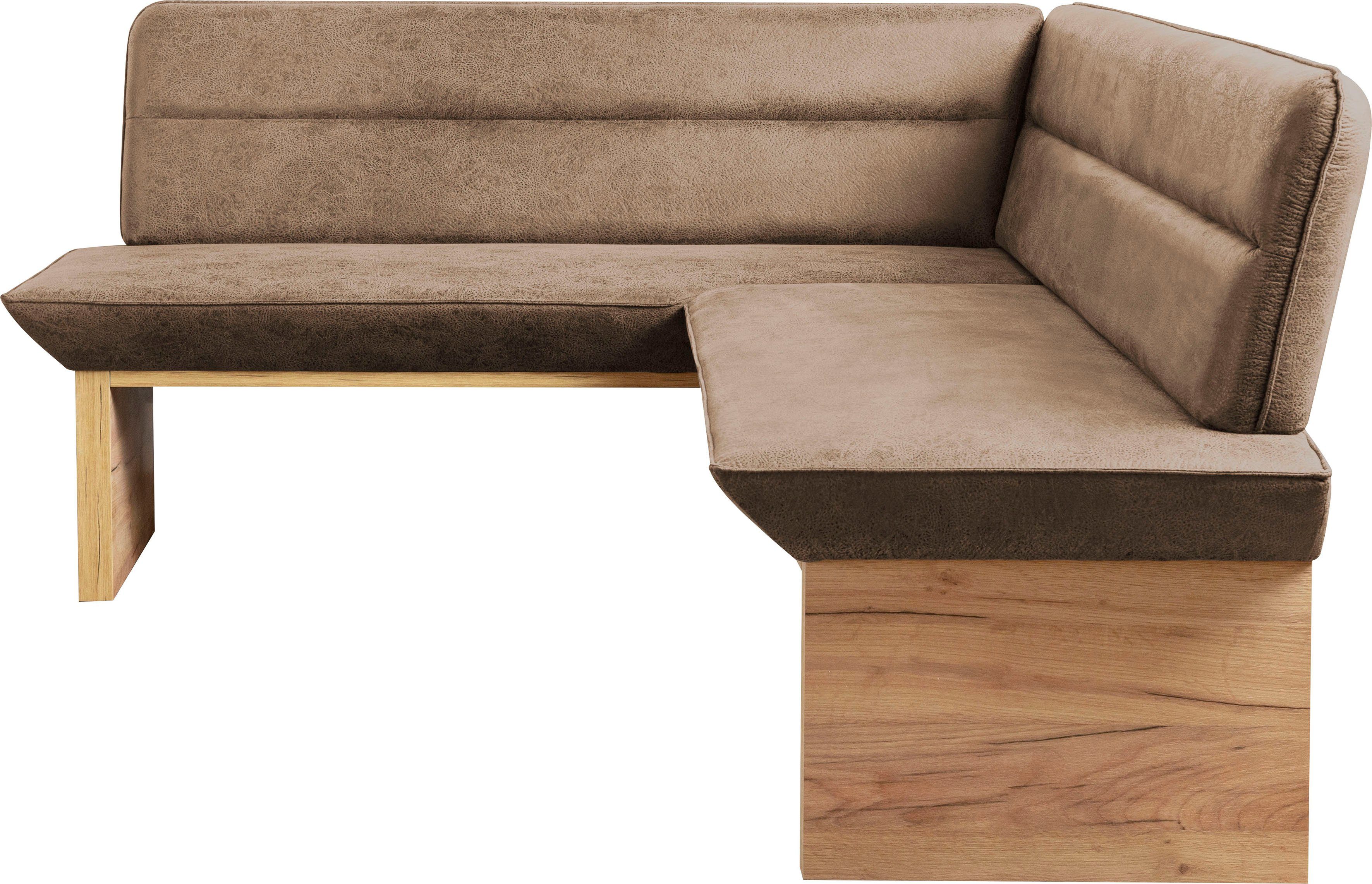 Home affaire Eethoek Beluna + Cross eethoek zitgroep hoekbank keukenbank BESTSELLER (set, 4-delig)