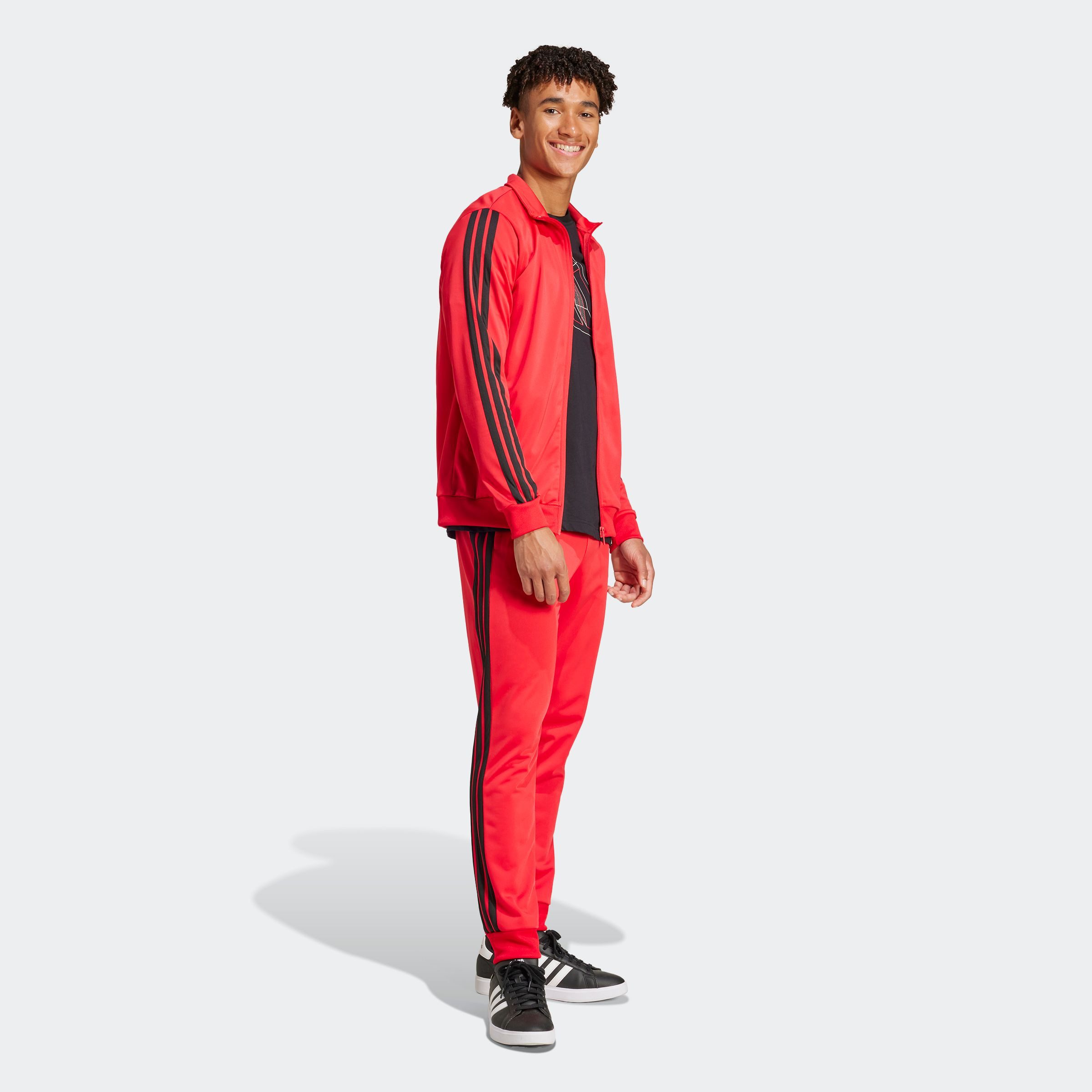 adidas Sportswear Trainingspak M 3S TR TT TS Basic 3-strepen shirt (2-delig)